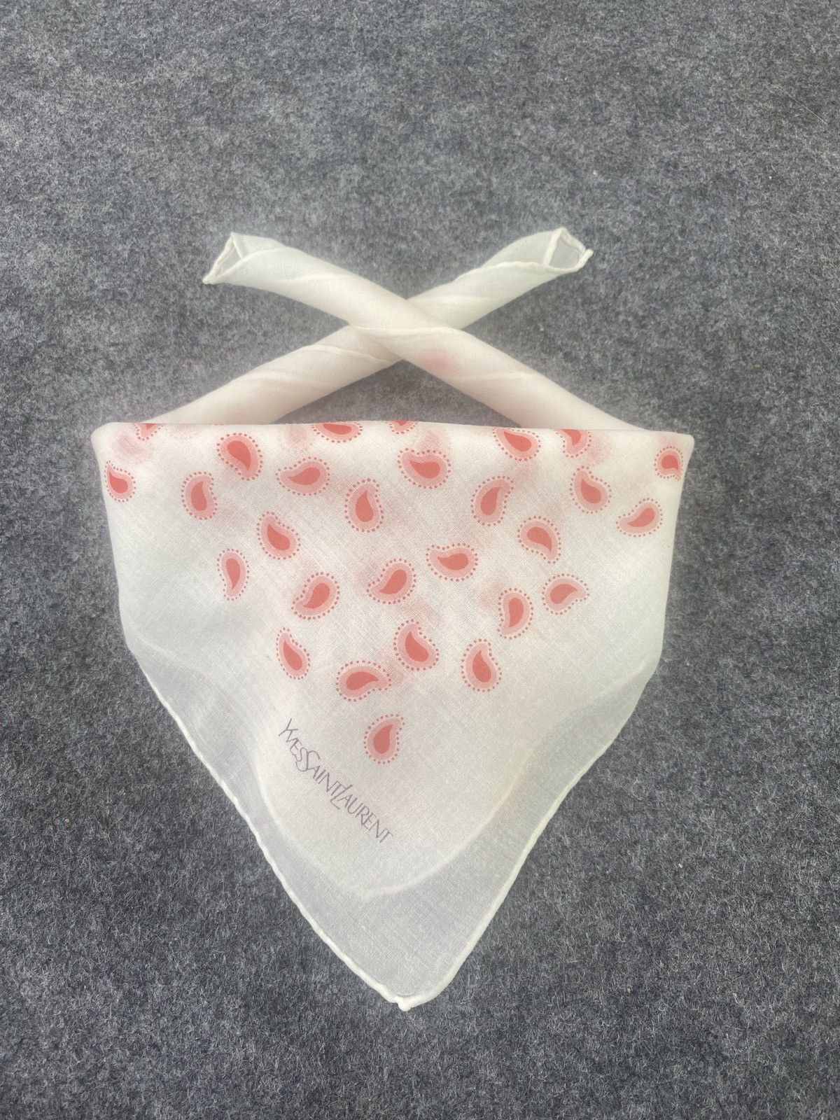 Vintage × Yves Saint Laurent Yves Saint Laurent Handkerchief / Bandana / Neckerchief-B083 Size ONE SIZE - 2 Thumbnail