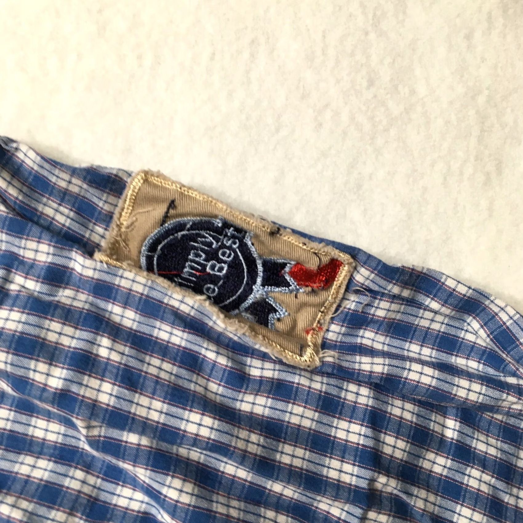 Vintage emcee Shirt Mens 2XL Blue Western Pearl Snap finals Patches the best Cowboy Outdoor Western Shirt Mens 2XL Blue emcee Size US XXL / EU 58 / 5 - 4 Thumbnail