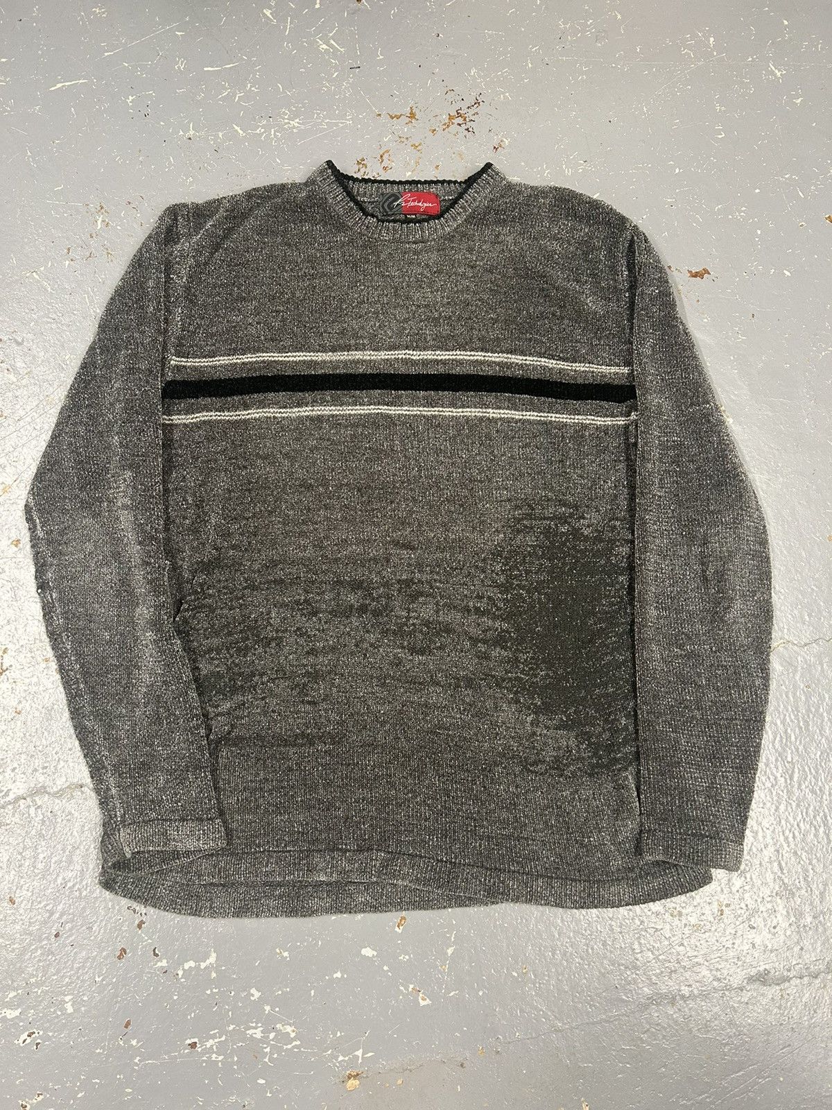 Vintage Crazy Vintage Y2K Essential Grey Pullover Sweatshirt Grunge Size US M / EU 48-50 / 2 - 1 Thumbnail