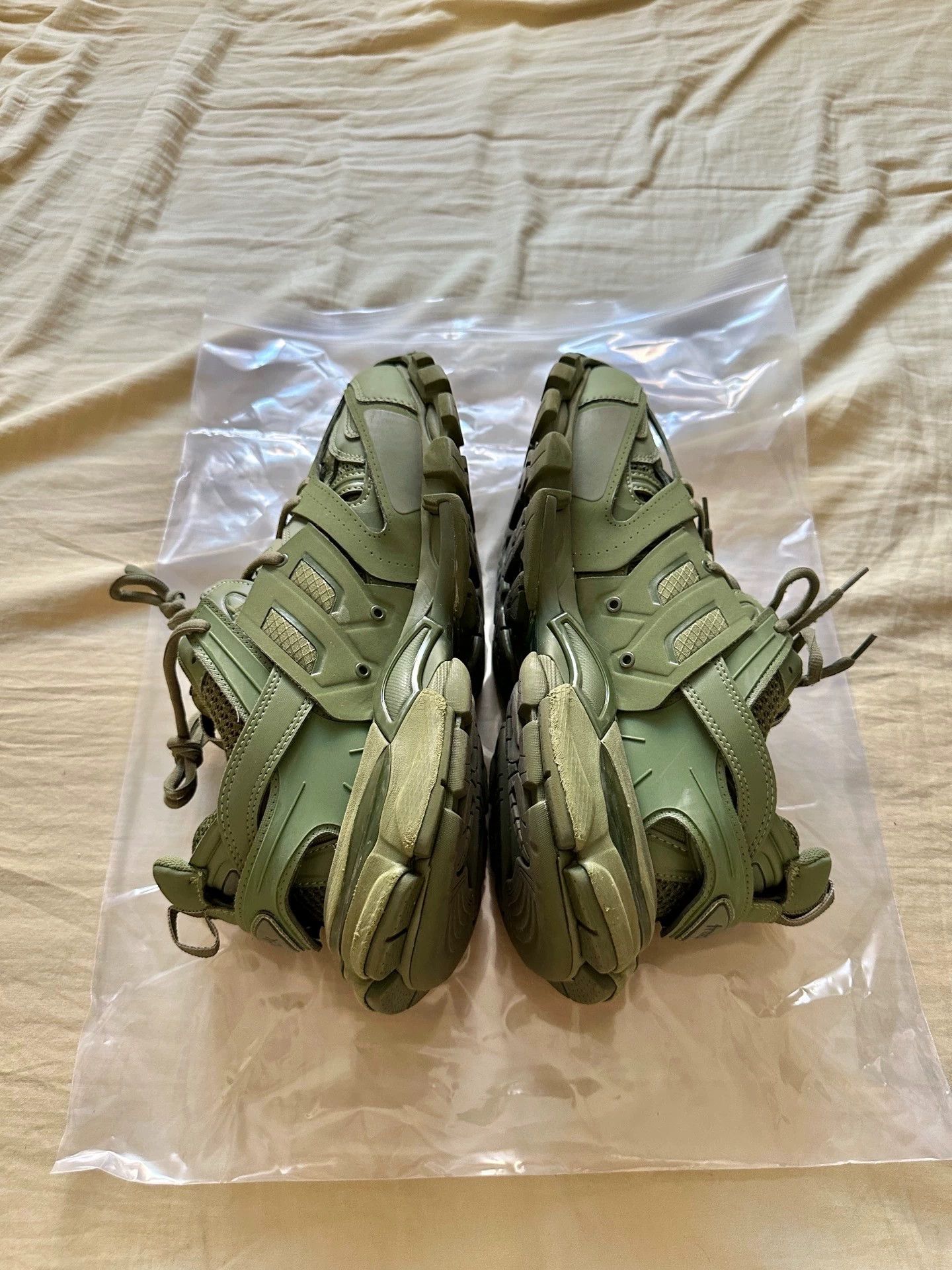 Balenciaga Balenciaga Track 1.0 Men's Olive Green 41 Sneakers Size US 8 / EU 41 - 4 Thumbnail