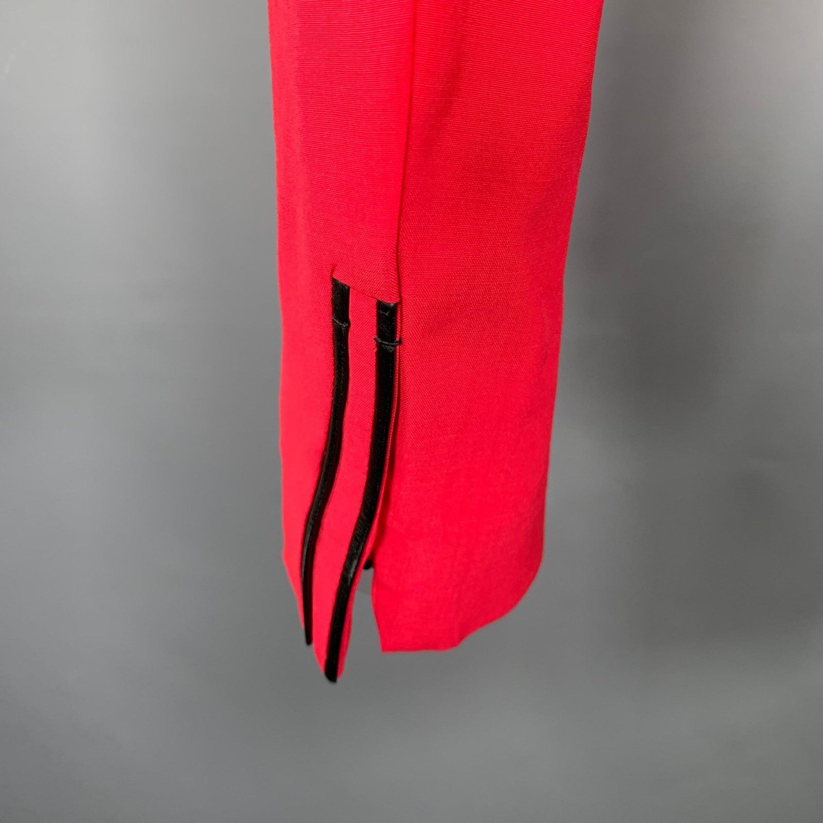 Roberto Cavalli ROBERTO CAVALLI Size 38 Red Raspberry Wool Blend Sport Coat Size 38R - 5 Thumbnail