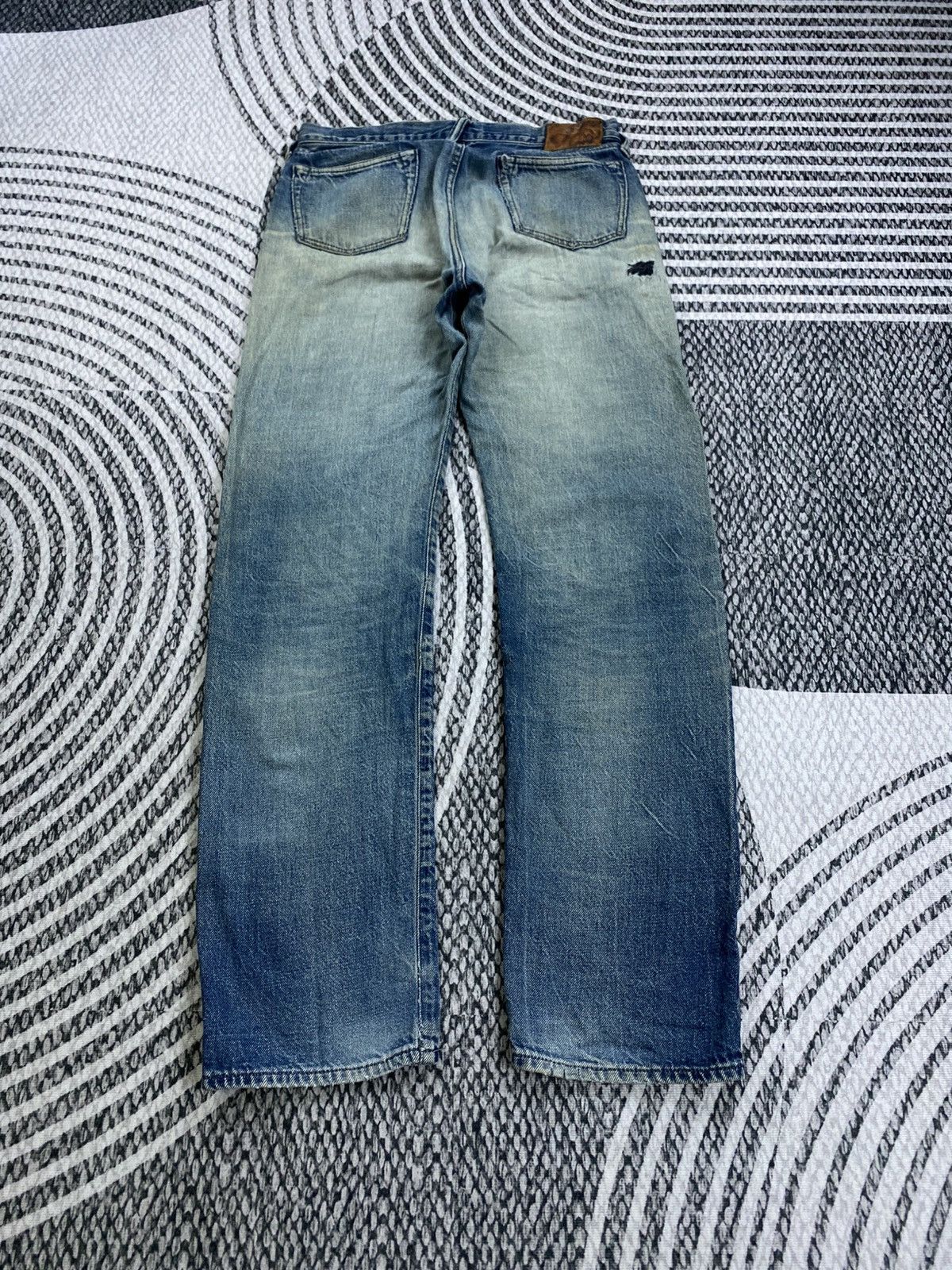 45rpm Vintage 45rpm Japan Distressed Denim Pants Size US 30 / EU 46 - 2 Thumbnail