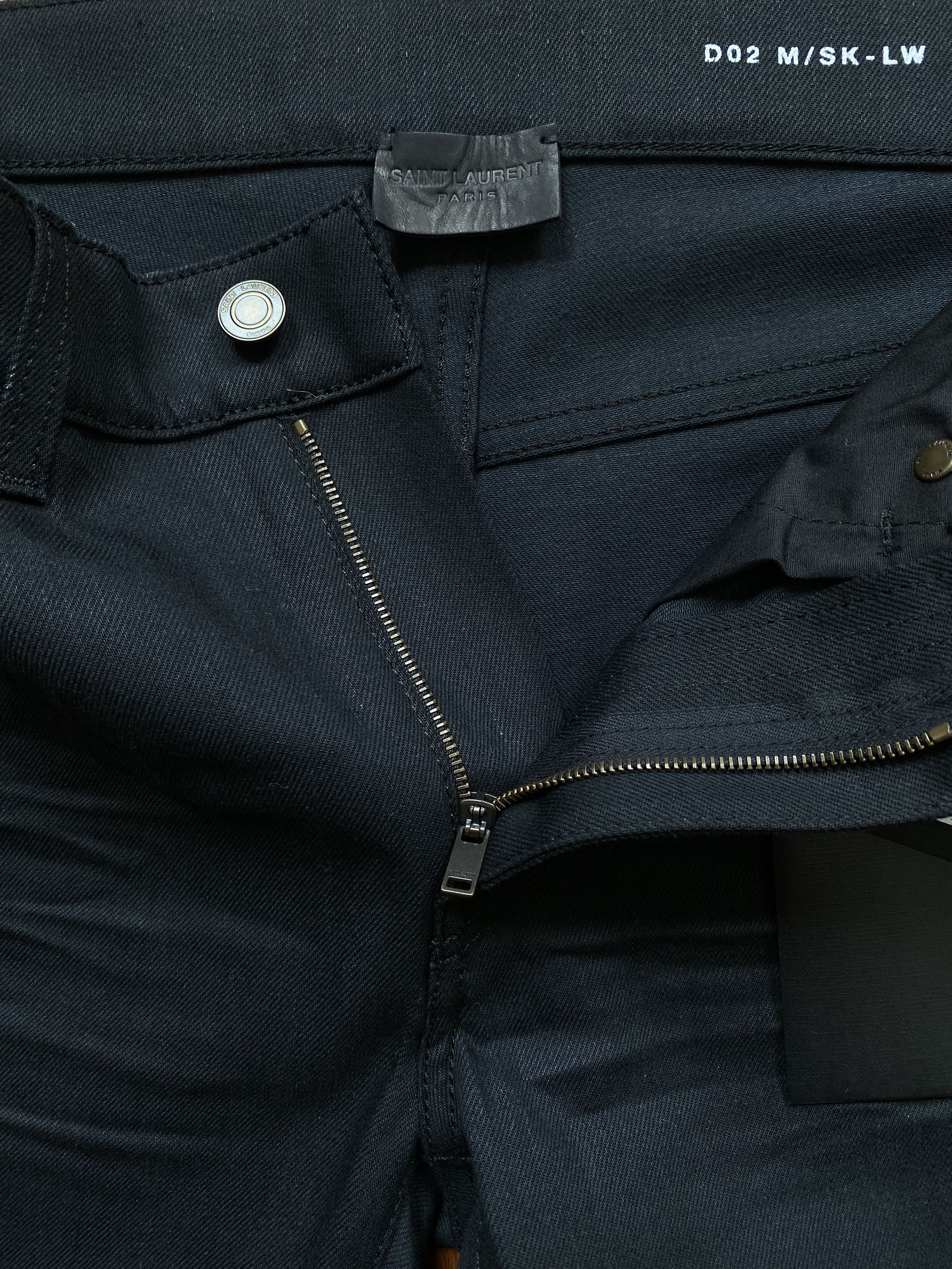 Saint Laurent Paris SLP D02 Denim Slim Fit 5 Pocket Size US 30 / EU 46 - 5 Thumbnail