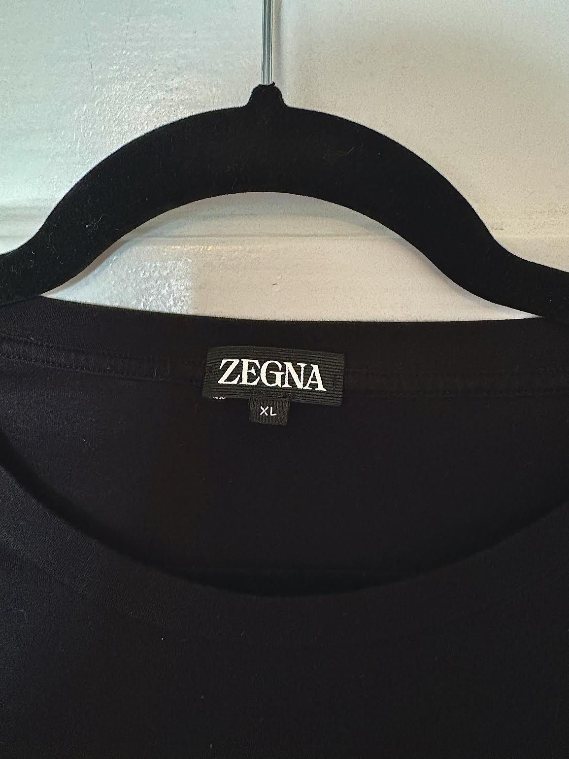 Ermenegildo Zegna Zegna T-Shirt Men Black Size US XL / EU 56 / 4 - 4 Thumbnail