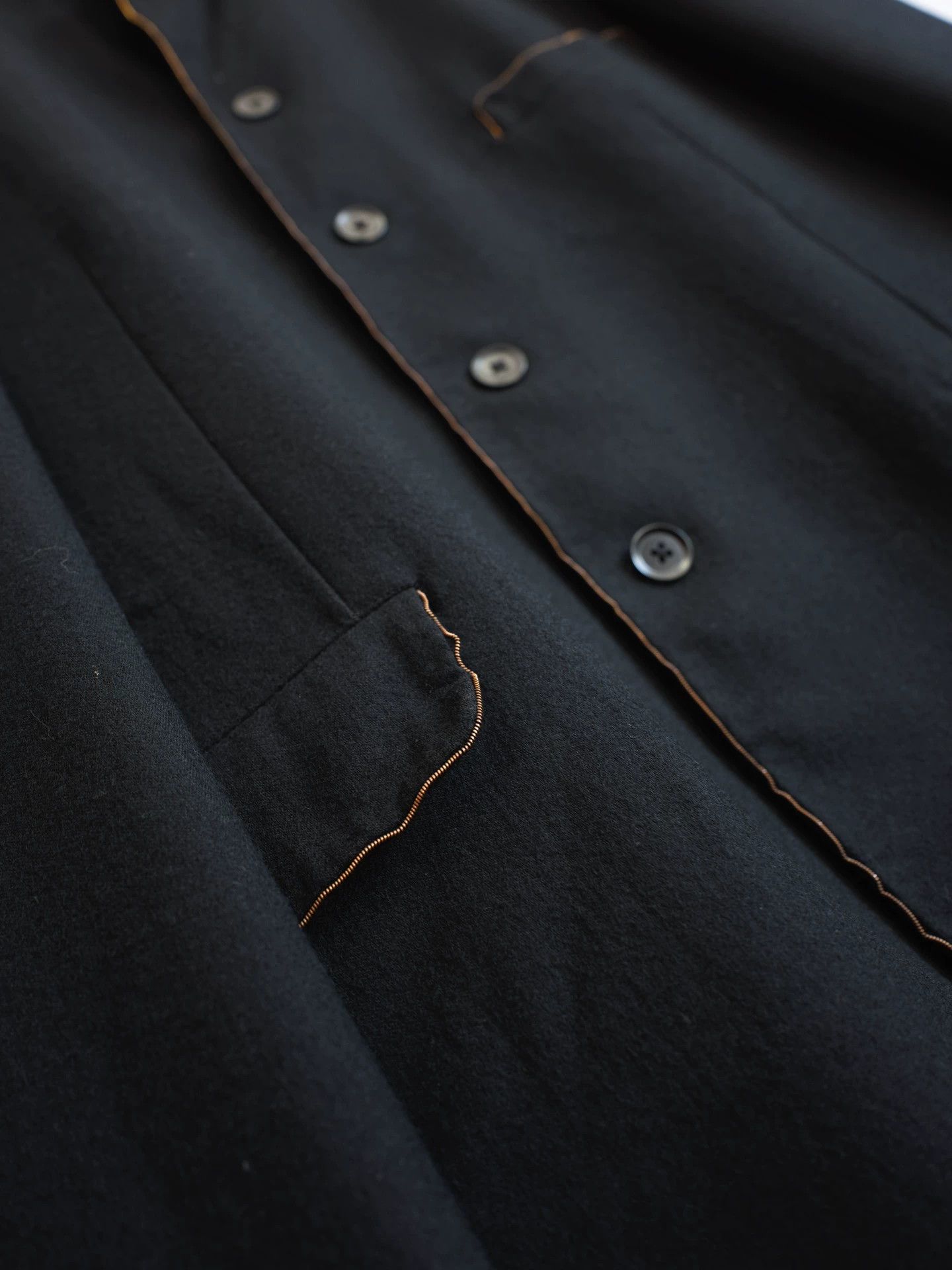 Yohji Yamamoto Yohji Yamamoto 00AW Handmade Gold Beaded Jacket Size US M / EU 48-50 / 2 - 7 Thumbnail