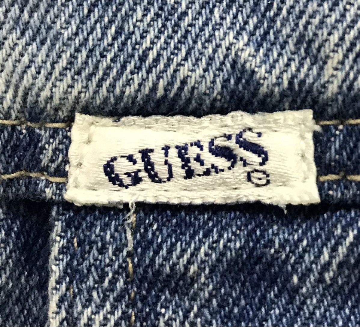 Guess × Vintage Vintage Guess Jeans Made In Usa Denim Jacket Size US L / EU 52-54 / 3 - 7 Thumbnail