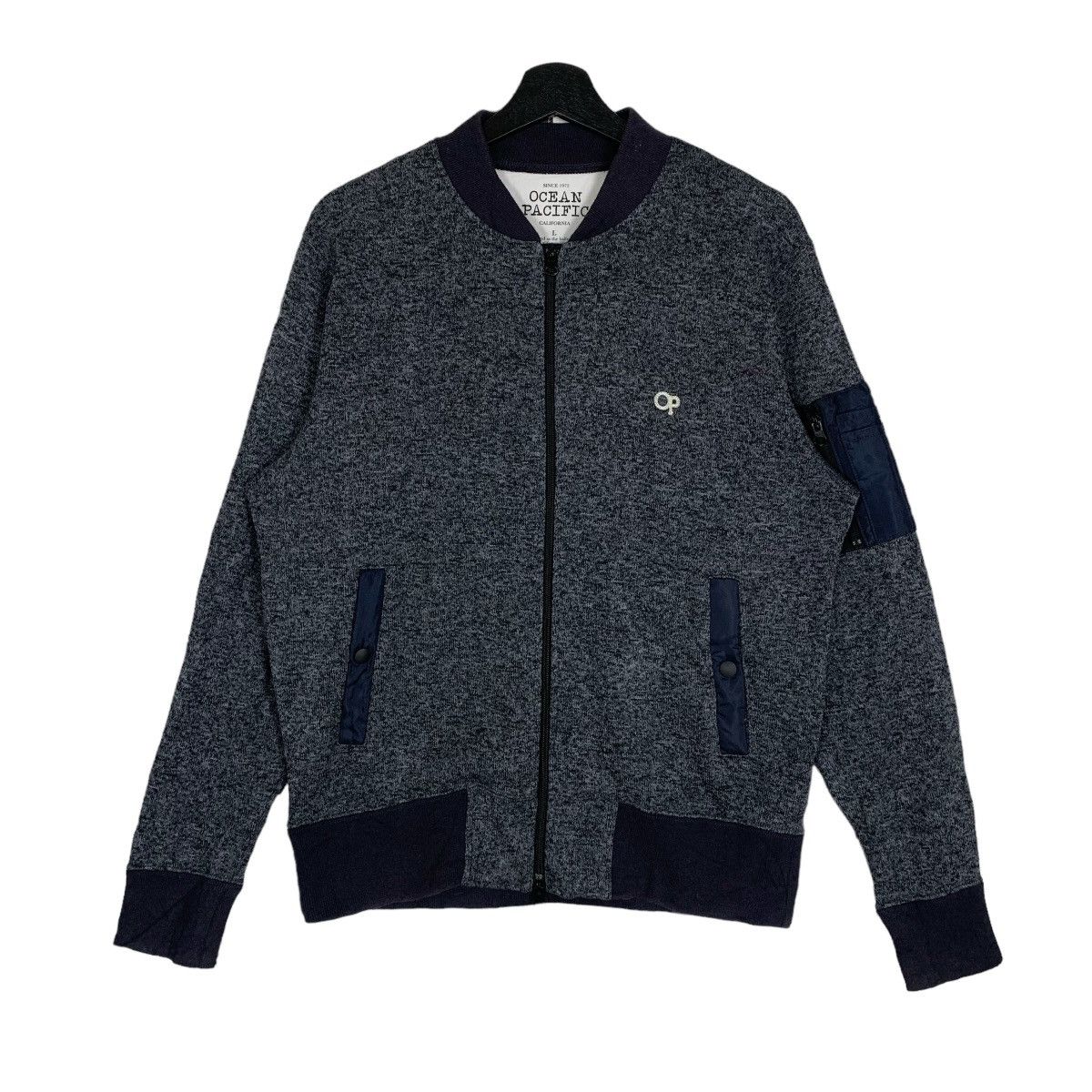 Japanese Brand Ocean Pacific OP SurfStyle StreetWear Bomber Jacket Size US M / EU 48-50 / 2 - 1 Thumbnail