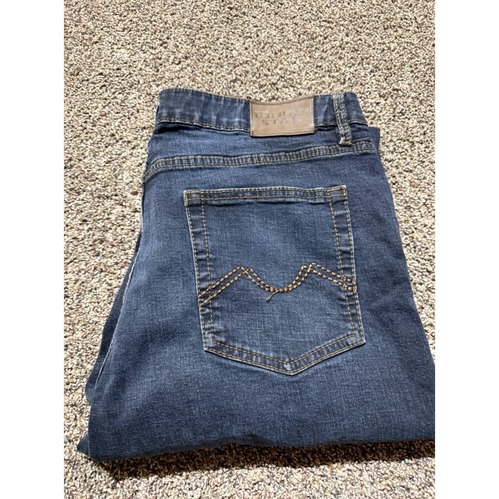 Vintage Urbanstar Jeans Men Straight Bootcut Size 40 Blue Denim 40X30 5-Pocket Style Vintage? No. (Remove extraneous) Size US 40 / EU 56 - 2 Thumbnail