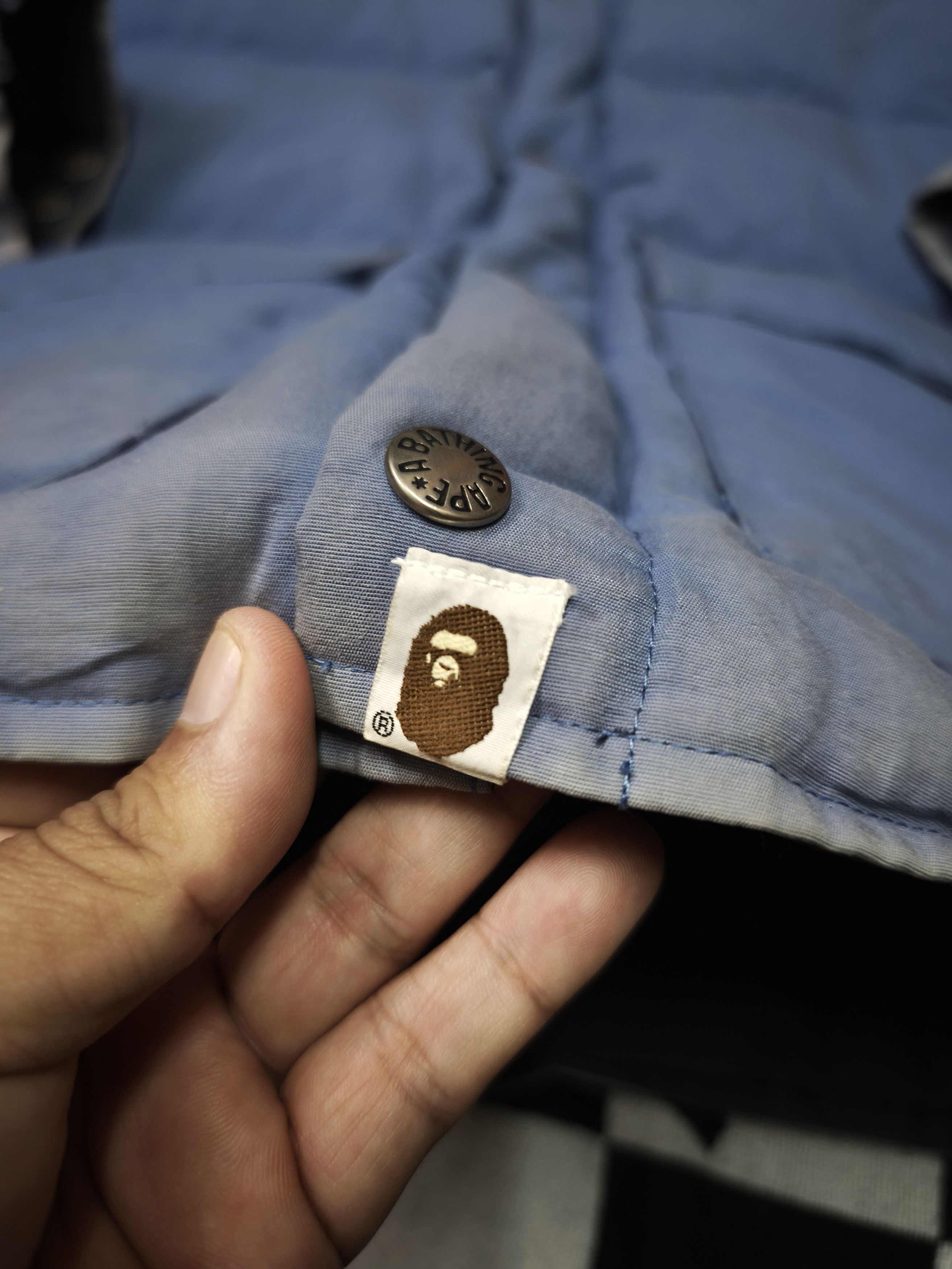 Bape × Vintage A BATHING APE PUFFER DOWN JACKET HEAVY COAT SZ S Size US S / EU 44-46 / 1 - 3 Thumbnail