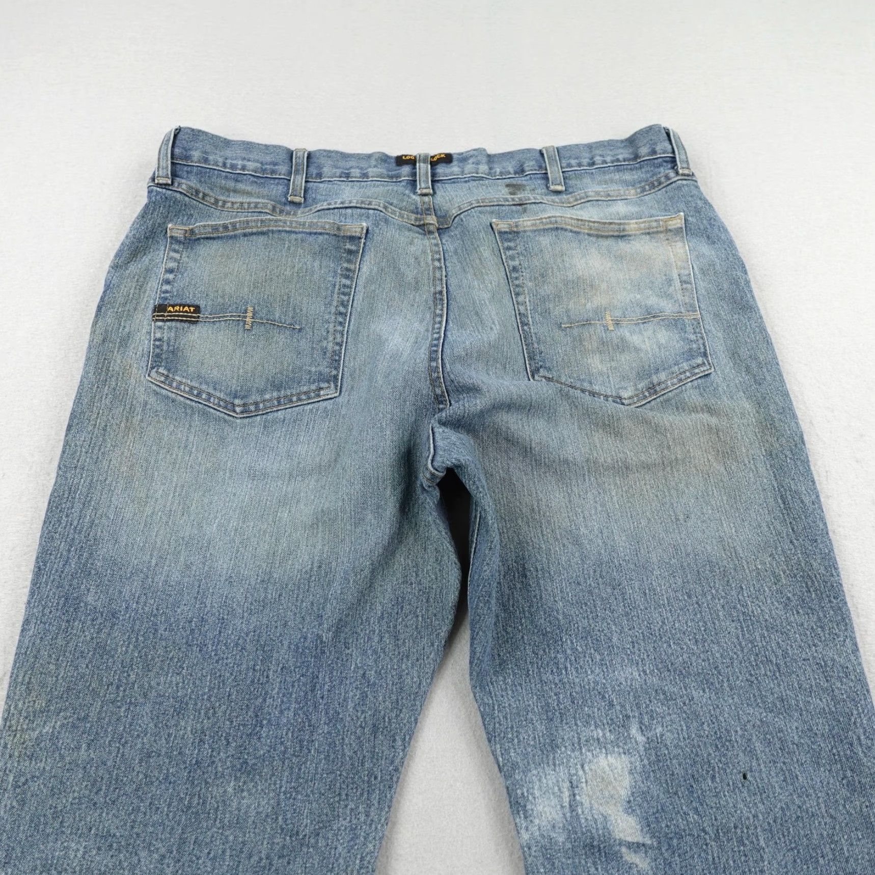 Ariat Ariat Jeans Mens 38x32 Blue Rebar M4 Durastar Relaxed Bootcut Denim Work Denim Doors? Size US 38 / EU 54 - 5 Thumbnail