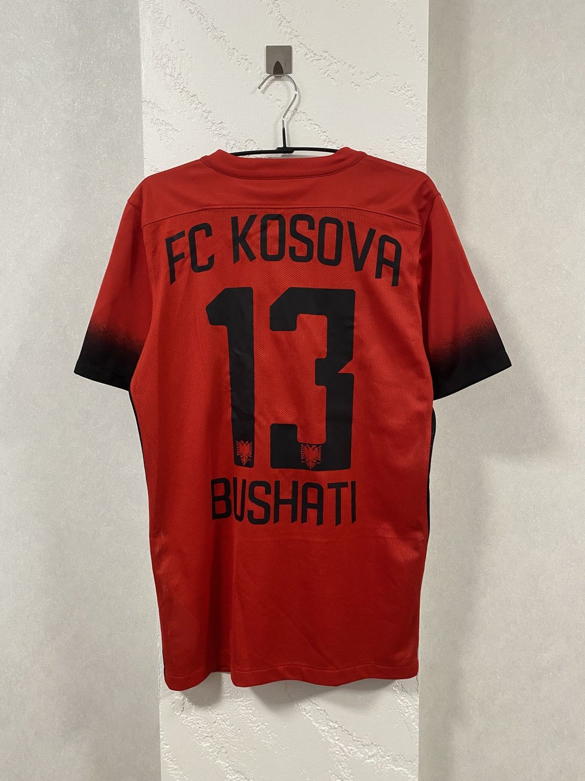 Nike Nike FC KOSOVA ZURICH 2016 2017 Issue Player Soccer Jersey Size US M / EU 48-50 / 2 - 14 Thumbnail