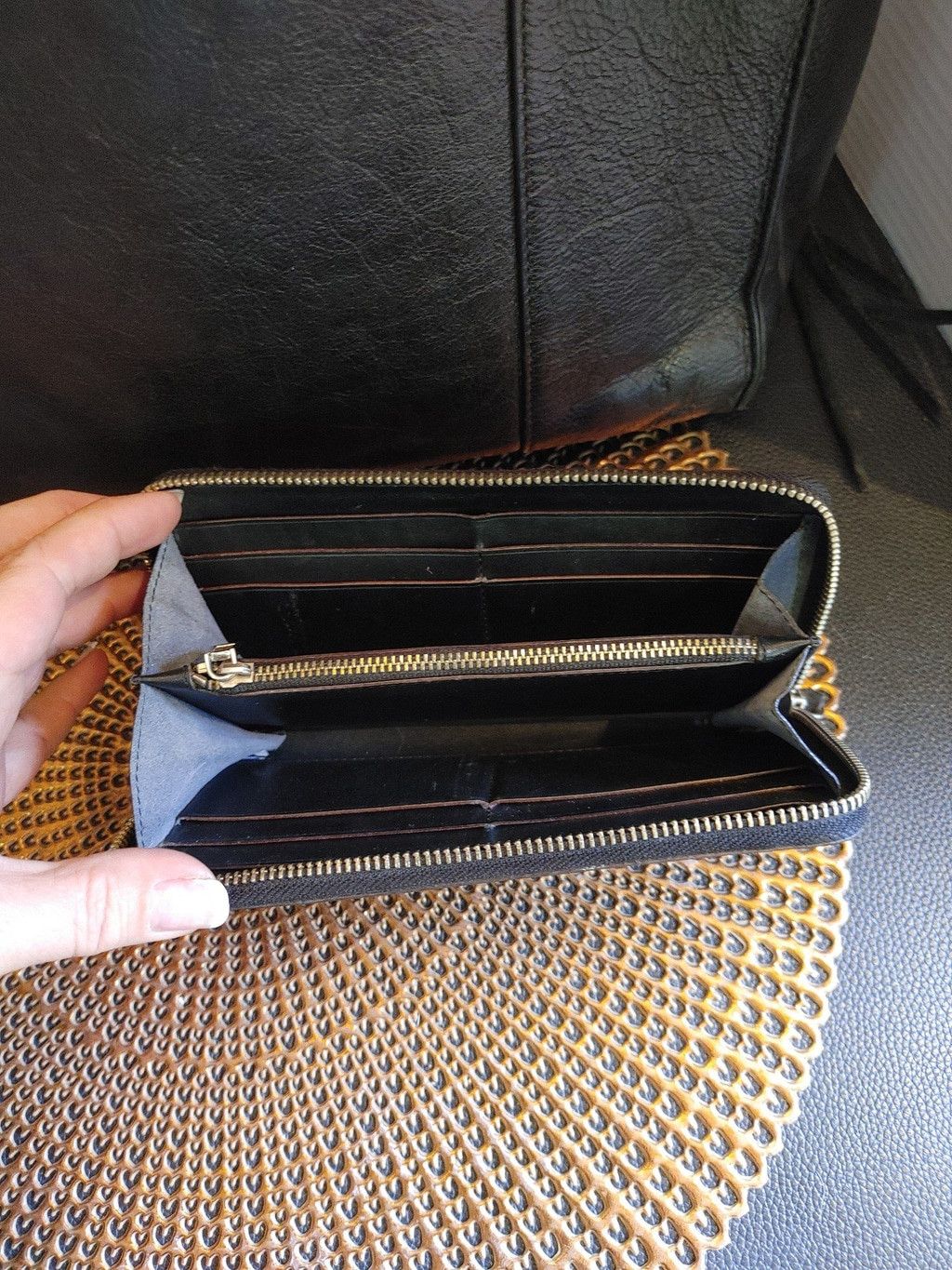 Rebecca Minkoff Rebecca Minkoff Side Zip Regan Leather Tote & Ava Wallet Set Size ONE SIZE - 5 Thumbnail