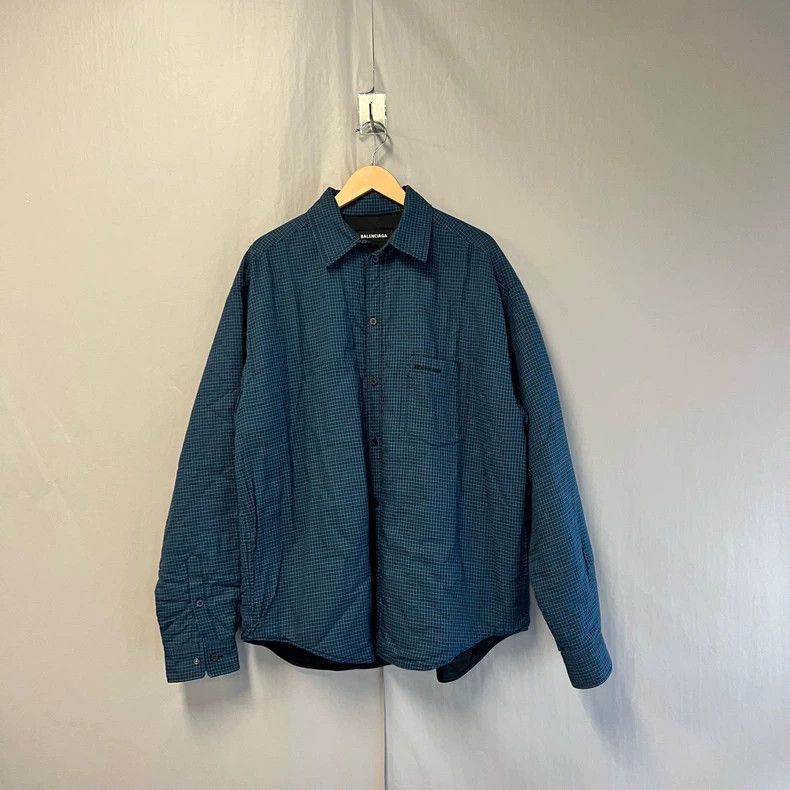 Balenciaga Balenciaga size 36 Pocket Embroidered Small Logo Plaid Cot Size XS / US 0-2 / IT 36-38 - 1 Thumbnail