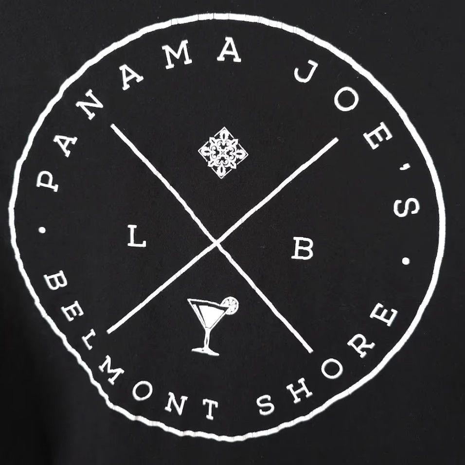 Next Level Panama Joes T Shirt Mens Large Black Belmont Shore Travel Destination Tee Size US L / EU 52-54 / 3 - 5 Thumbnail