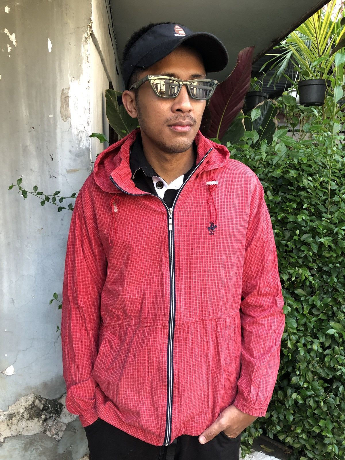 Beverly Hills Polo Club VTG BHPC ZIPER JACKET adjustable hoodie Size US L / EU 52-54 / 3 - 2 Thumbnail