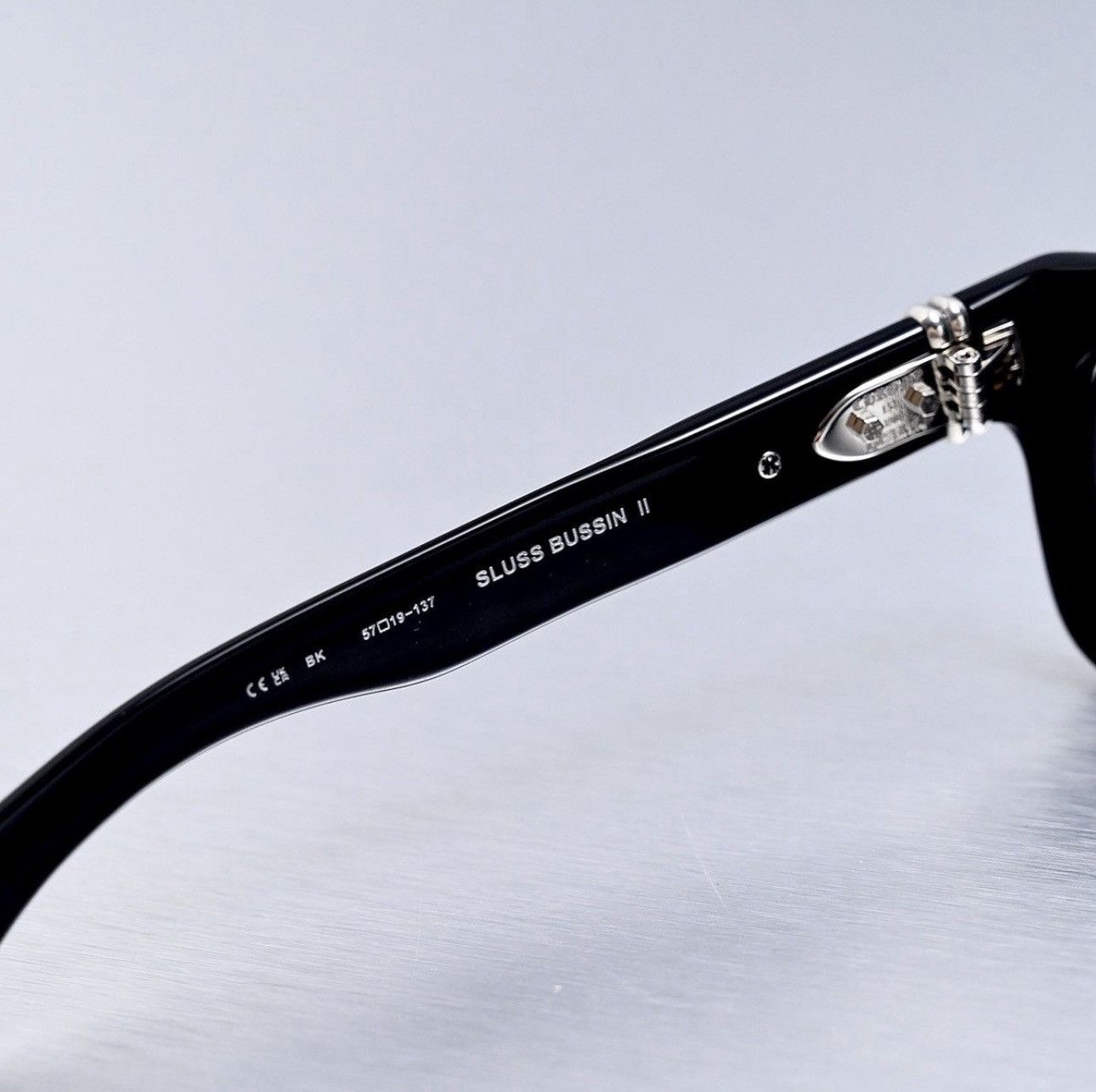 Chrome Hearts CHROME HEARTS SLUSS BUSSIN II BLACK SUNGLASSES Size ONE SIZE - 5 Thumbnail