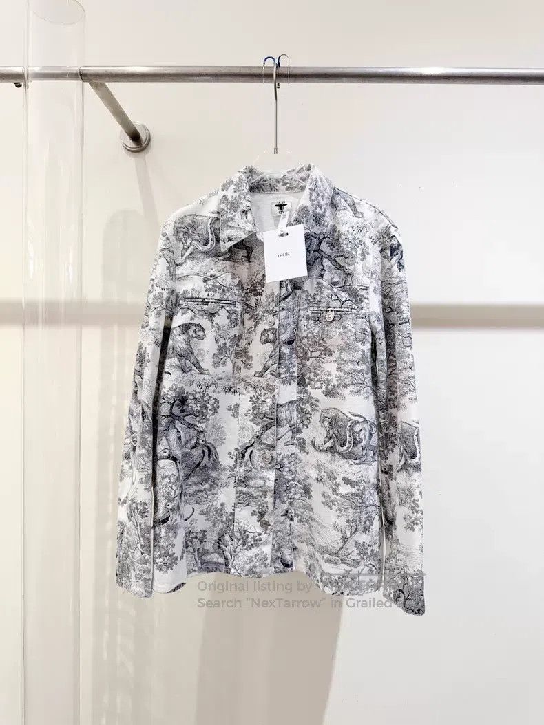 Dior Dior Zoo Denim Jacket Size XS / US 0-2 / IT 36-38 - 1 Thumbnail