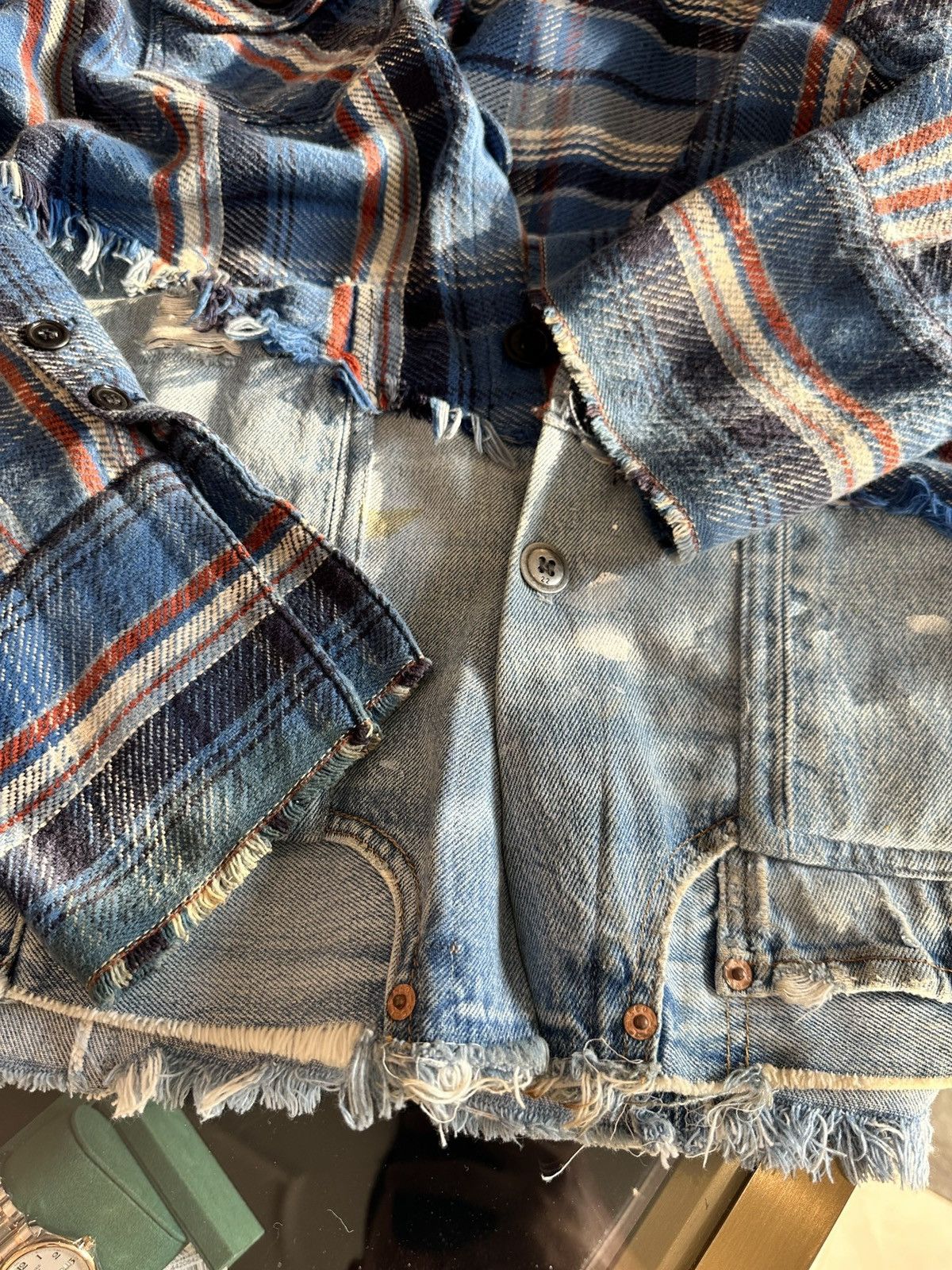 Greg Lauren greg lauren patchwork shirt Size US L / EU 52-54 / 3 - 6 Thumbnail