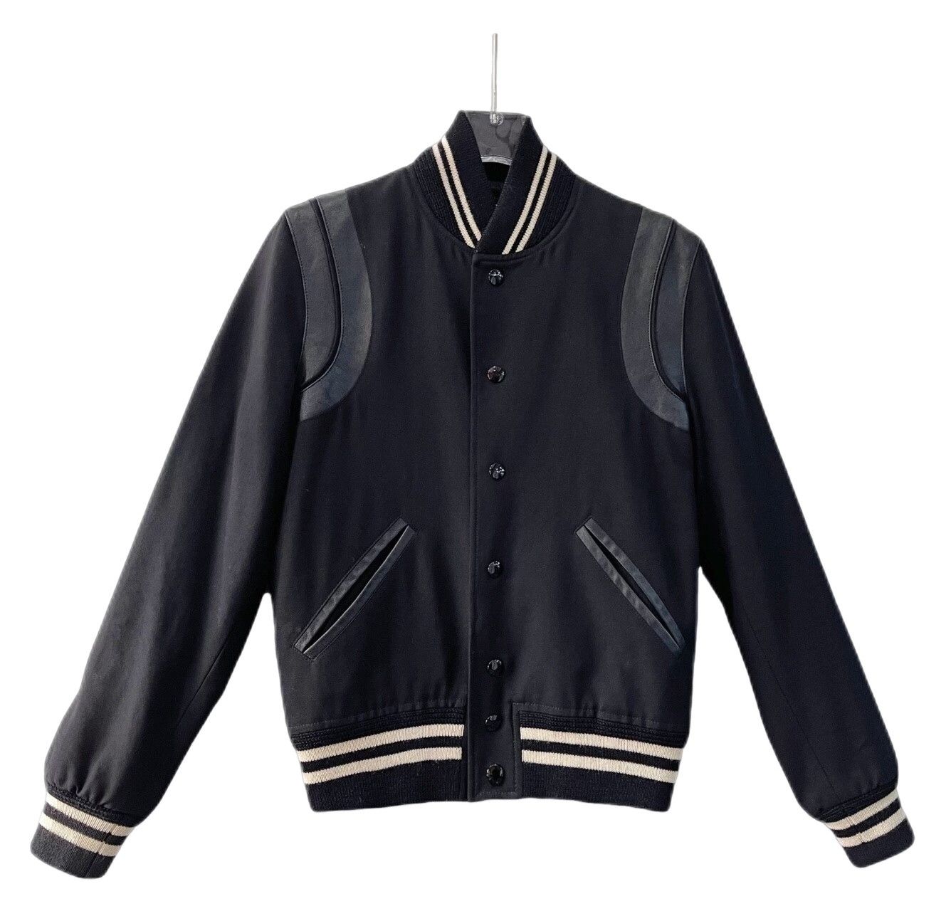 Saint Laurent Paris Saint Laurent Teddy Wool Varsity Jacket F36 Size XS / US 0-2 / IT 36-38 - 1 Thumbnail