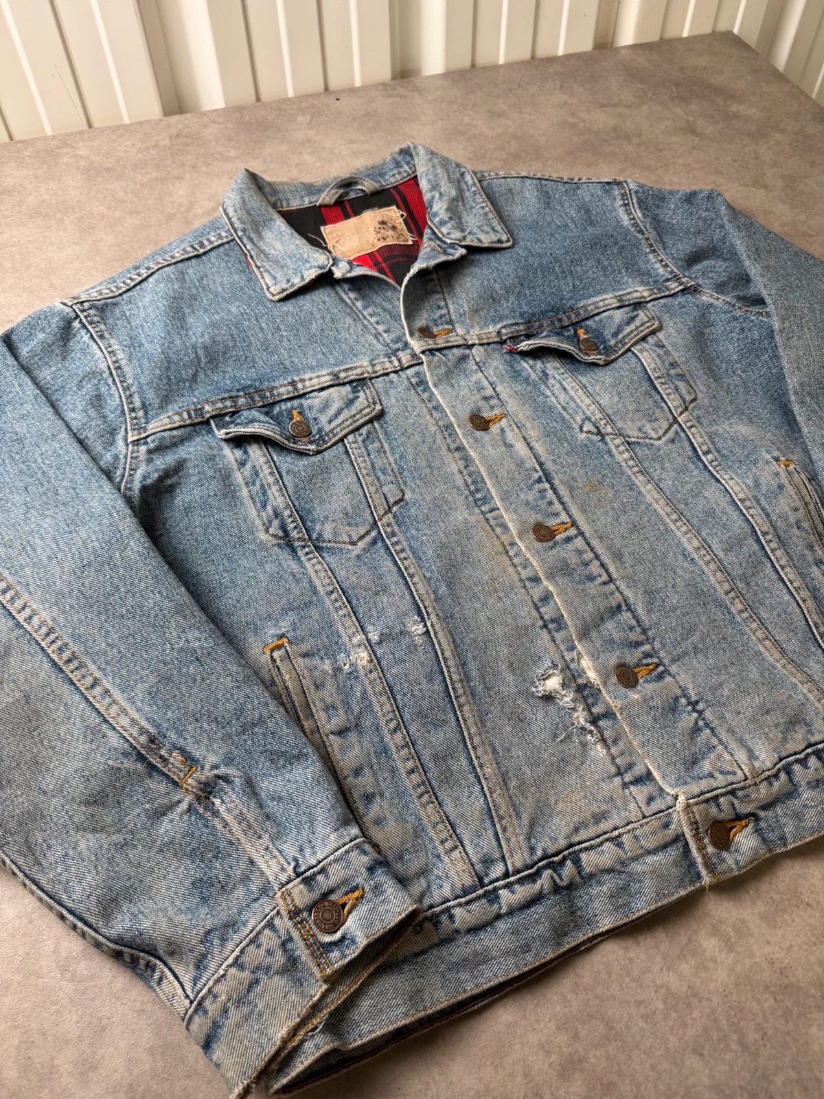 Levi's Veste Jean Levi's Type III trucker 70427 Made In USA 80 XL Size US XL / EU 56 / 4 - 3 Thumbnail