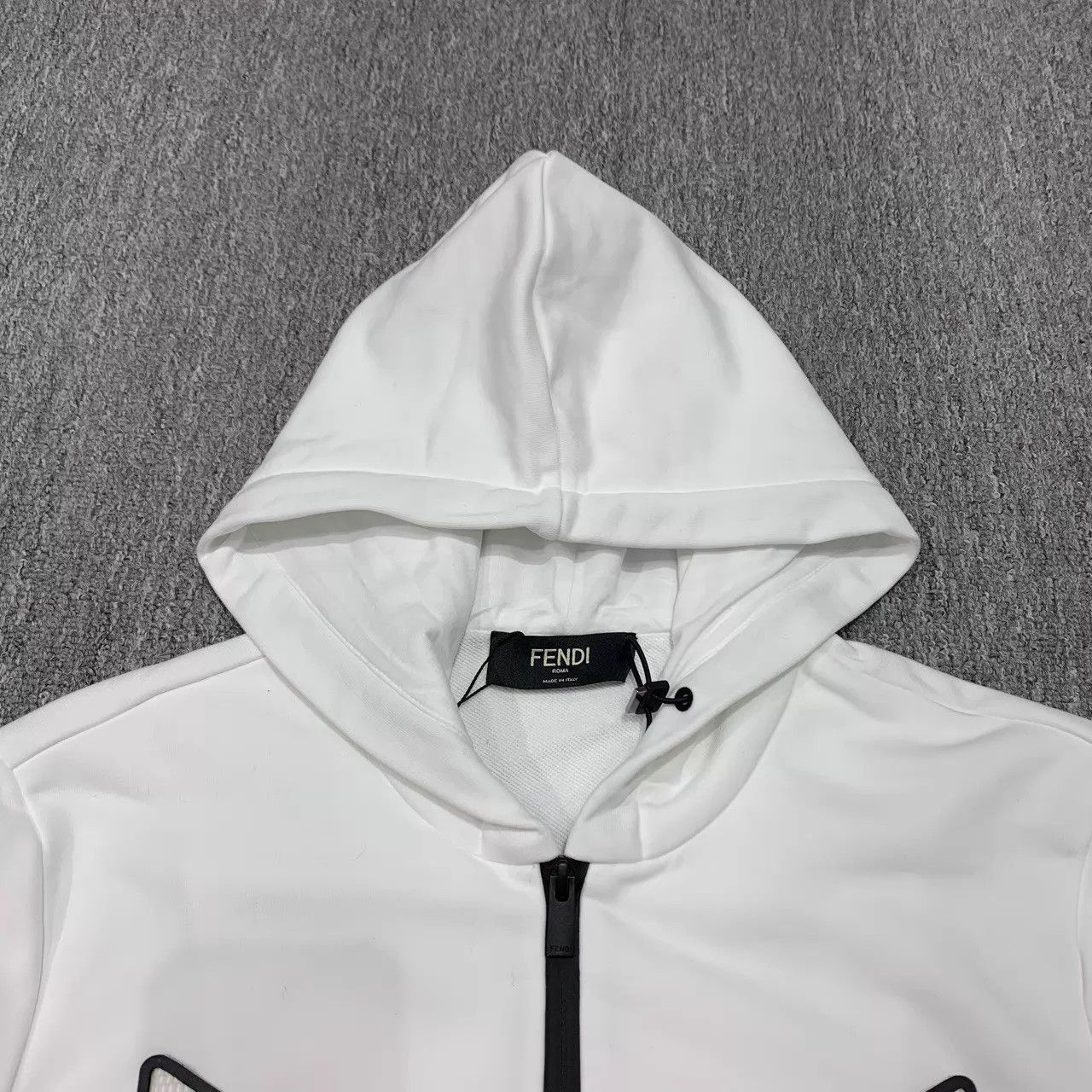 Fendi Fendi White Bag Bugs Zip-Up Jacket M Size US M / EU 48-50 / 2 - 9 Thumbnail