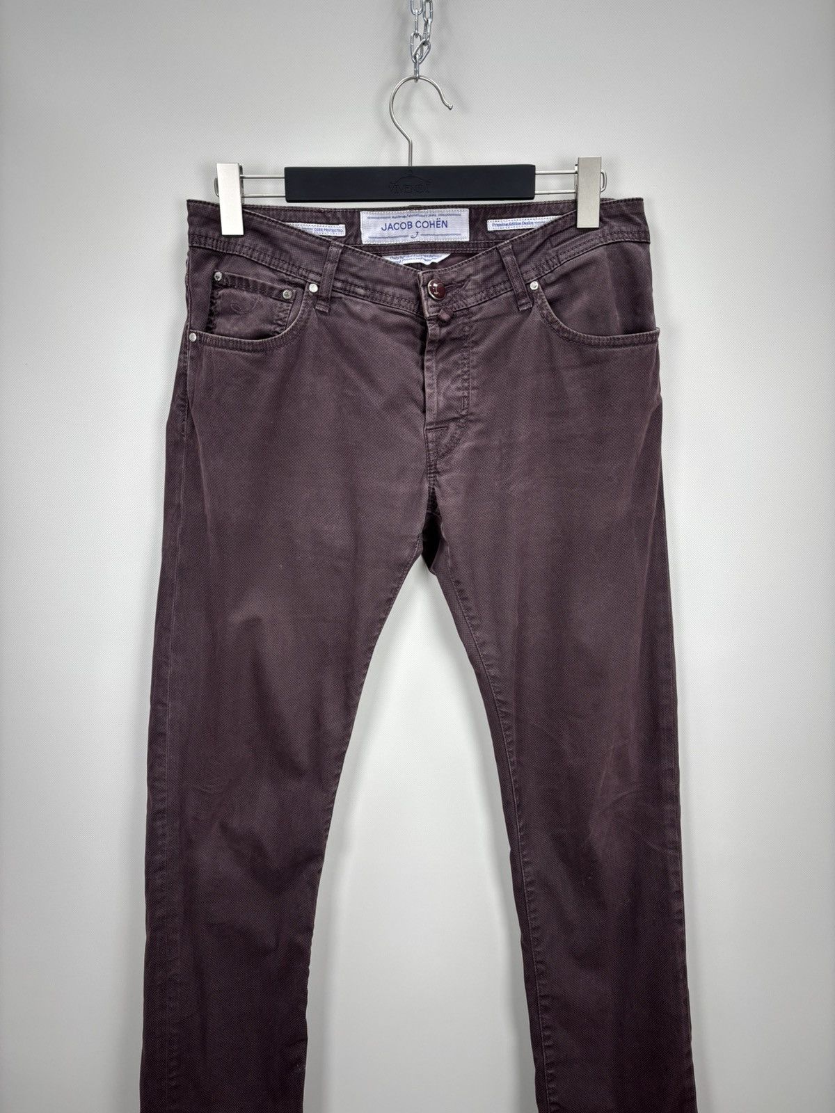 Jacob Cohen Mens pants Jacob Cohen Size 33 Color Brown/Burgundy Size US 33 - 2 Thumbnail