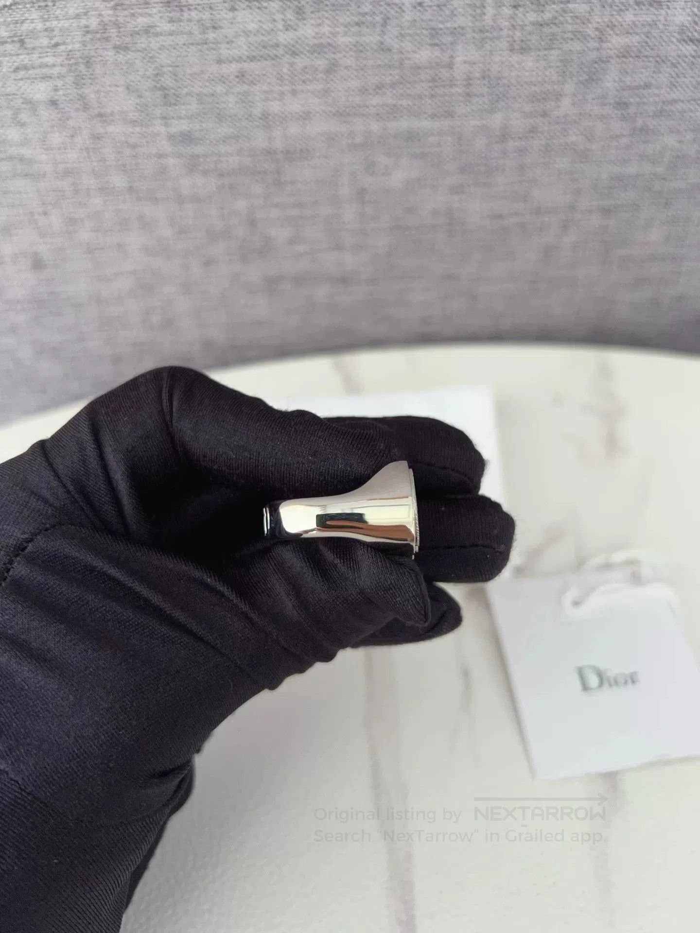 Dior Dior Men's CD Logo Ring. Size ONE SIZE - 4 Thumbnail