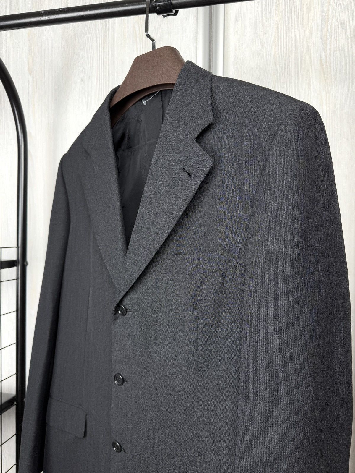 Brioni Brioni Nomentano wool 3 button Dark grey blazer sport coat Size 42R - 4 Thumbnail