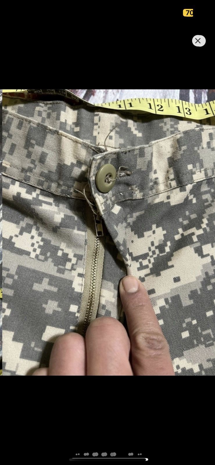 Vintage ***FINAL DROP***RARE 90s DIGI CAMO ROTHCO CARGO PANT XL Size US 43 - 11 Thumbnail