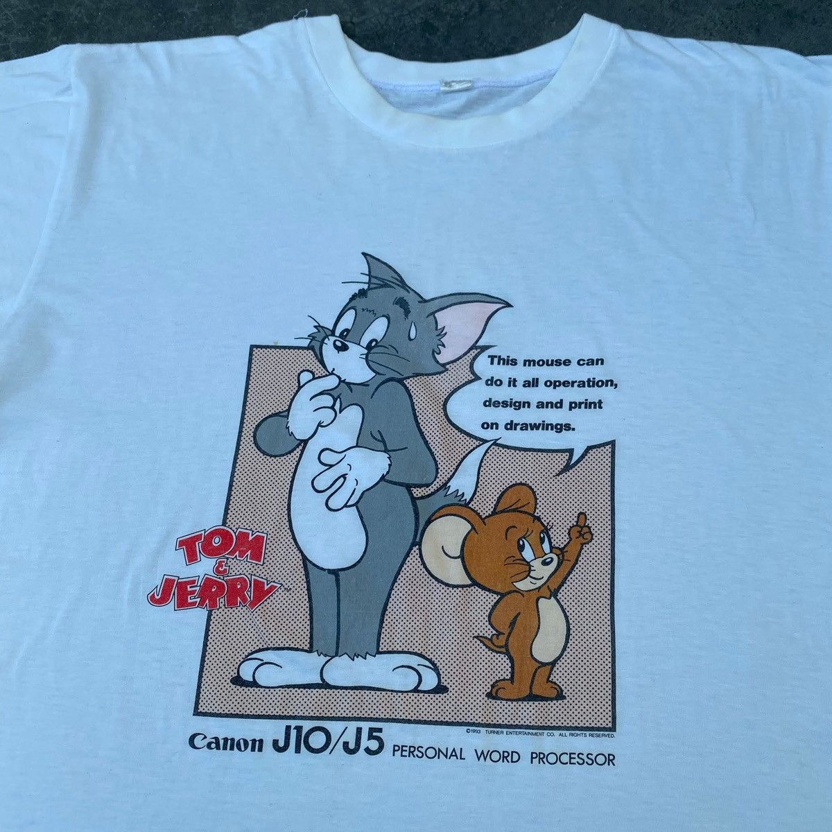 Vintage RARE ‼️ Tom and Jerry Size US L / EU 52-54 / 3 - 2 Thumbnail
