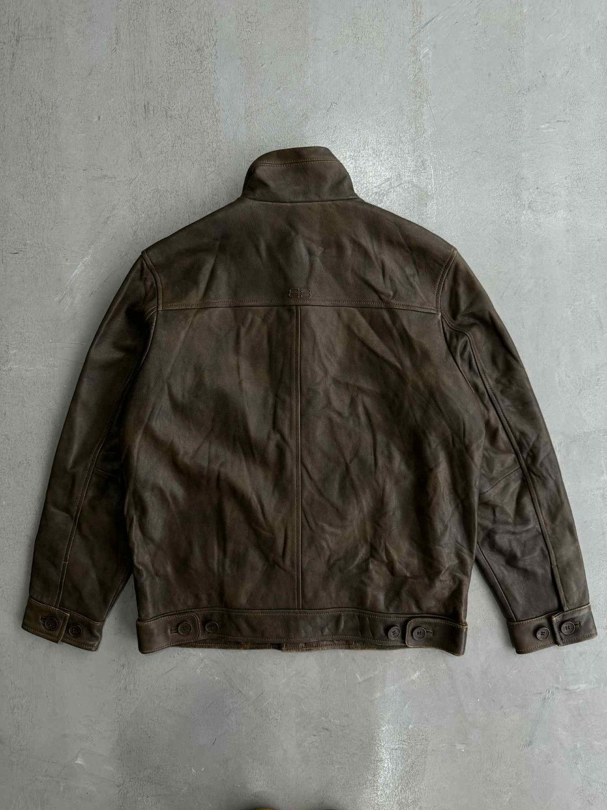 Balenciaga Balenciaga - Vintage Nicolas Ghesquiere Leather Jacket Size US M / EU 48-50 / 2 - 2 Thumbnail