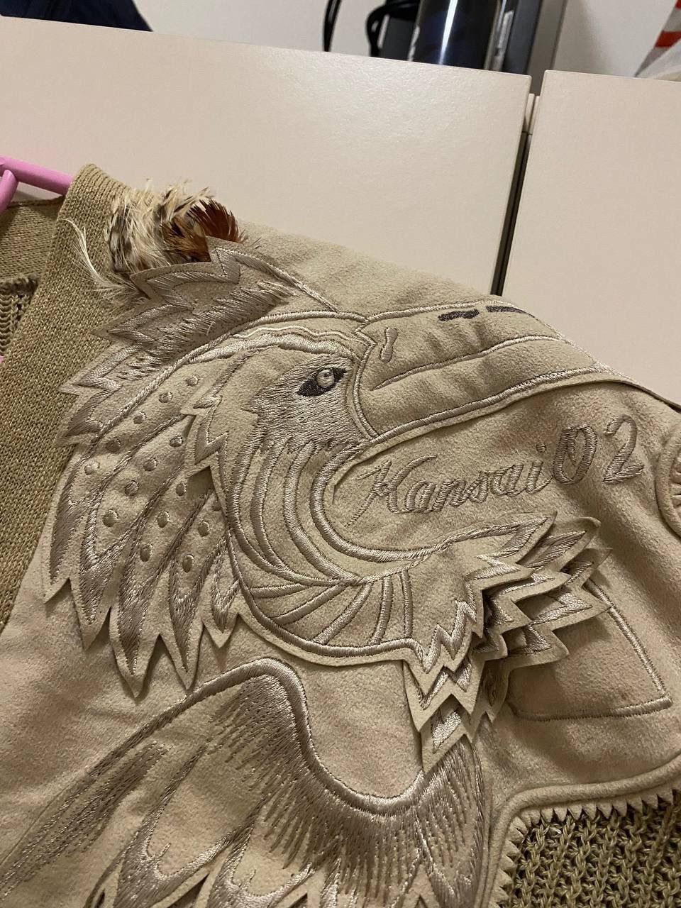 Japanese Brand × Kansai Yamamoto ULTRA RARE Vintage 80s Kansai Yamamoto Eagle cardigan Size US S / EU 44-46 / 1 - 4 Thumbnail