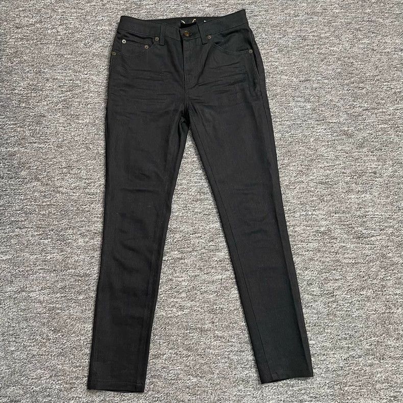 Saint Laurent Paris Black Saint Laurent Straight Leg Pants-dmc Size US 27 - 1 Thumbnail