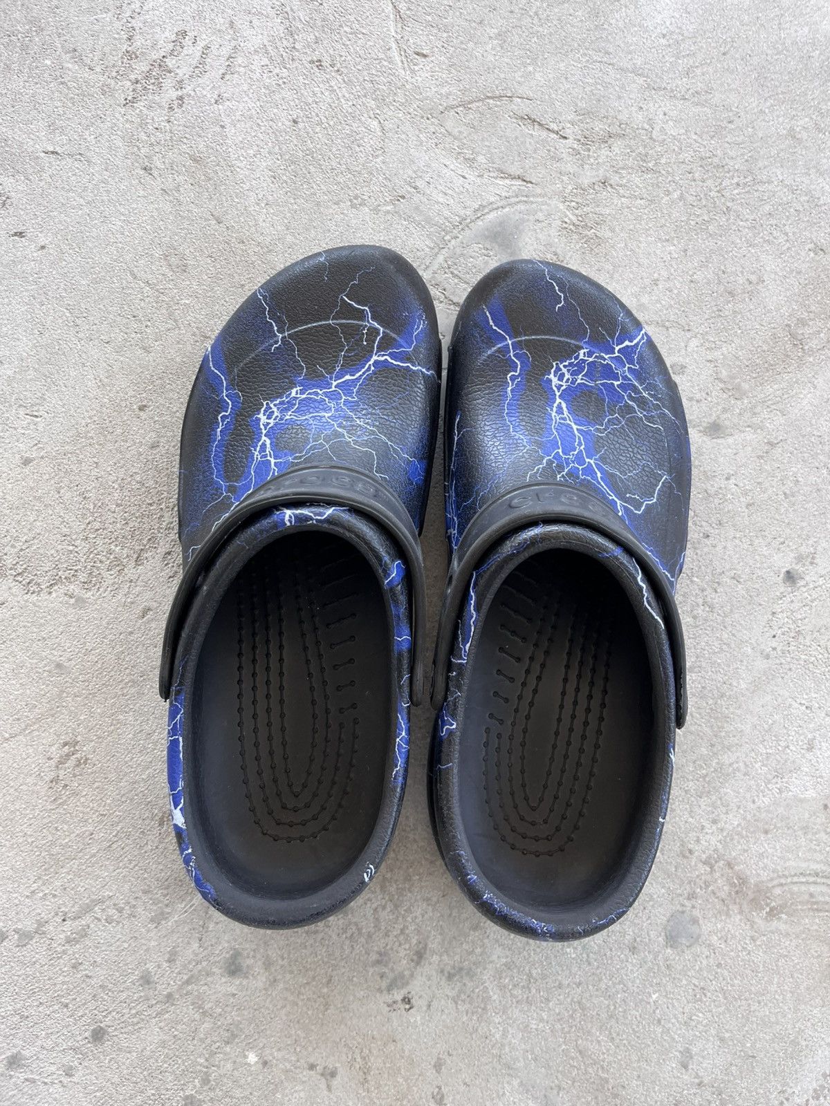 Crocs Vintage Crocs Bistro Clog Black Lightning Bolts Y2K Size US 10 / EU 43 - 3 Thumbnail