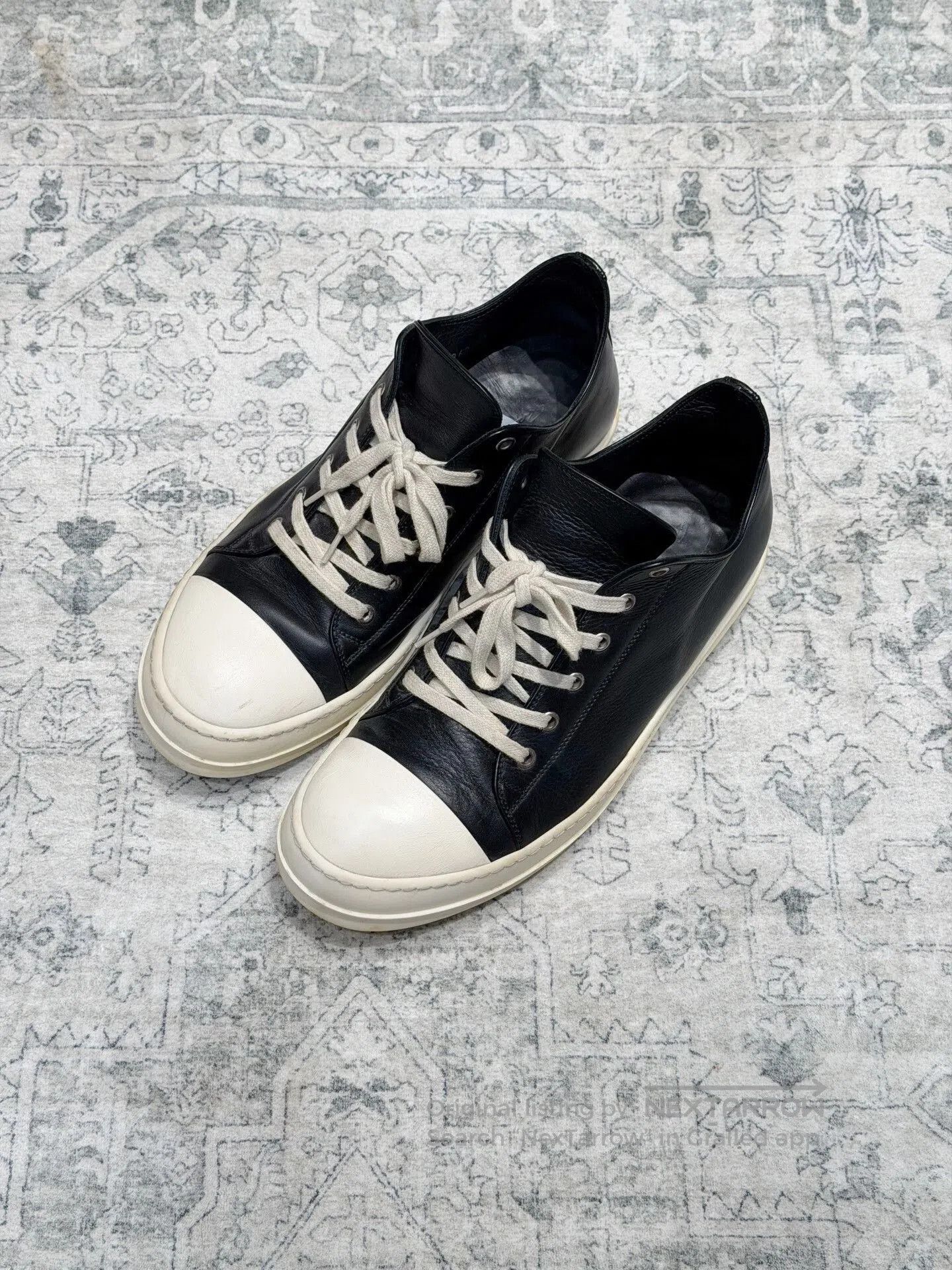 Rick Owens Rick Owens x Converse Leather Low Top. Size US 10 / EU 43 - 2 Thumbnail