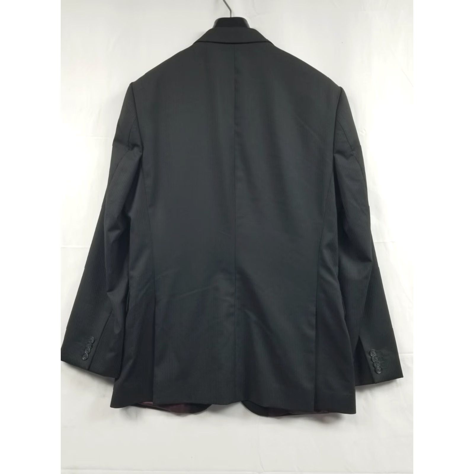 Express Express Blazer / Wool Blend / Black / 40R / Two Button / Pockets / Men’s Suit Jacket / 2 Piece / Business Casual / Striped / Regular Mens Size 40R - 2 Thumbnail