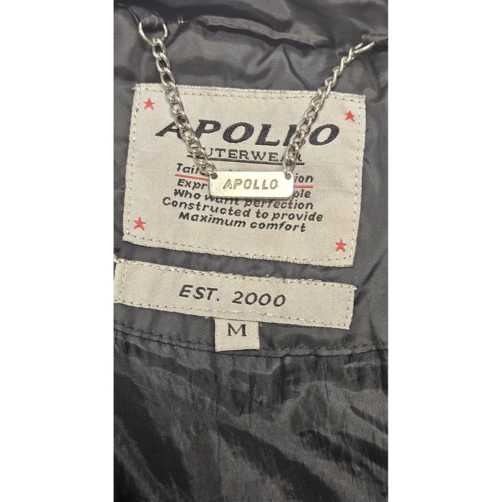 Vintage VINTAGE Puffer Jacket Women’s M Black Outerwear Button/zip Winter Warm Apollo Size M / US 6-8 / IT 42-44 - 2 Thumbnail