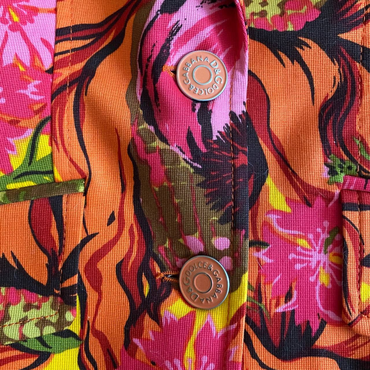Dolce & Gabbana D&G Dolce & Gabbana Vintage Floral Rare Jacket Size S / US 4 / IT 40 - 8 Thumbnail