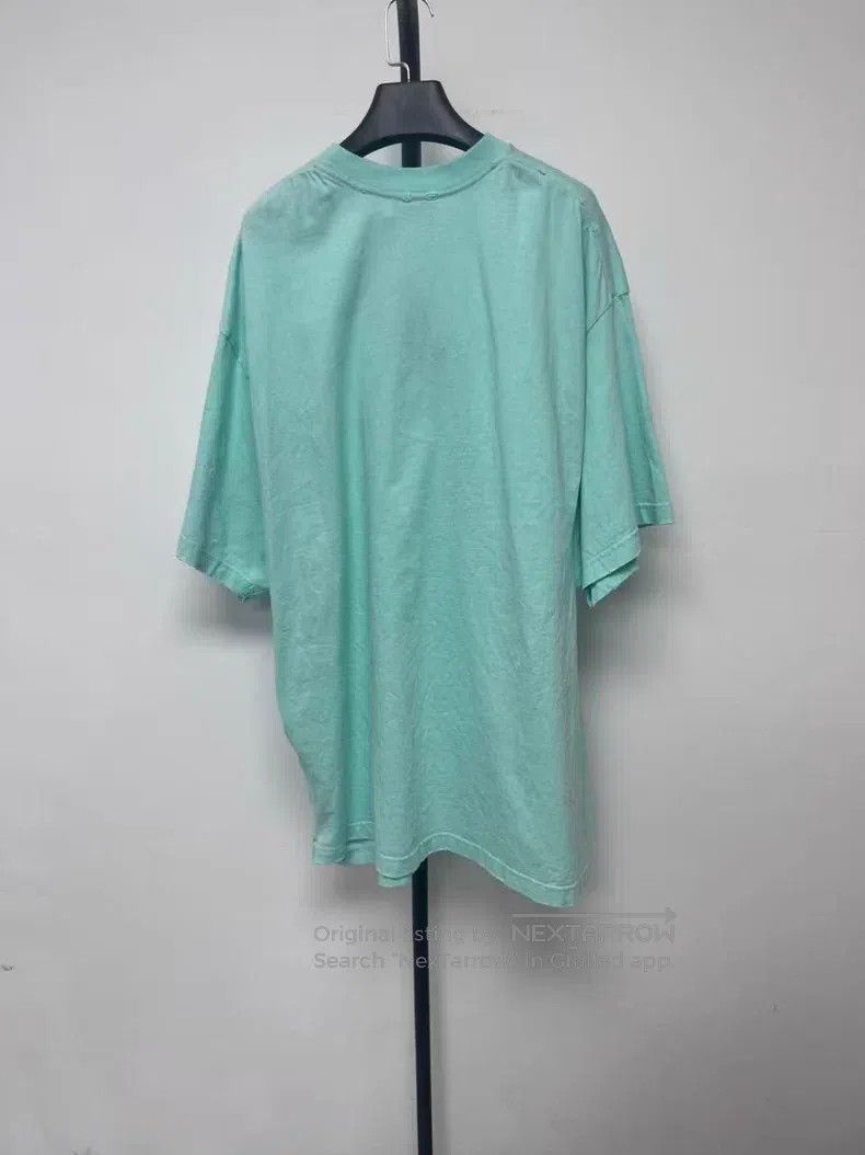 Balenciaga Balenciaga Distressed Solid Plain Crew Neck Short Sleeve T Size US M / EU 48-50 / 2 - 2 Thumbnail