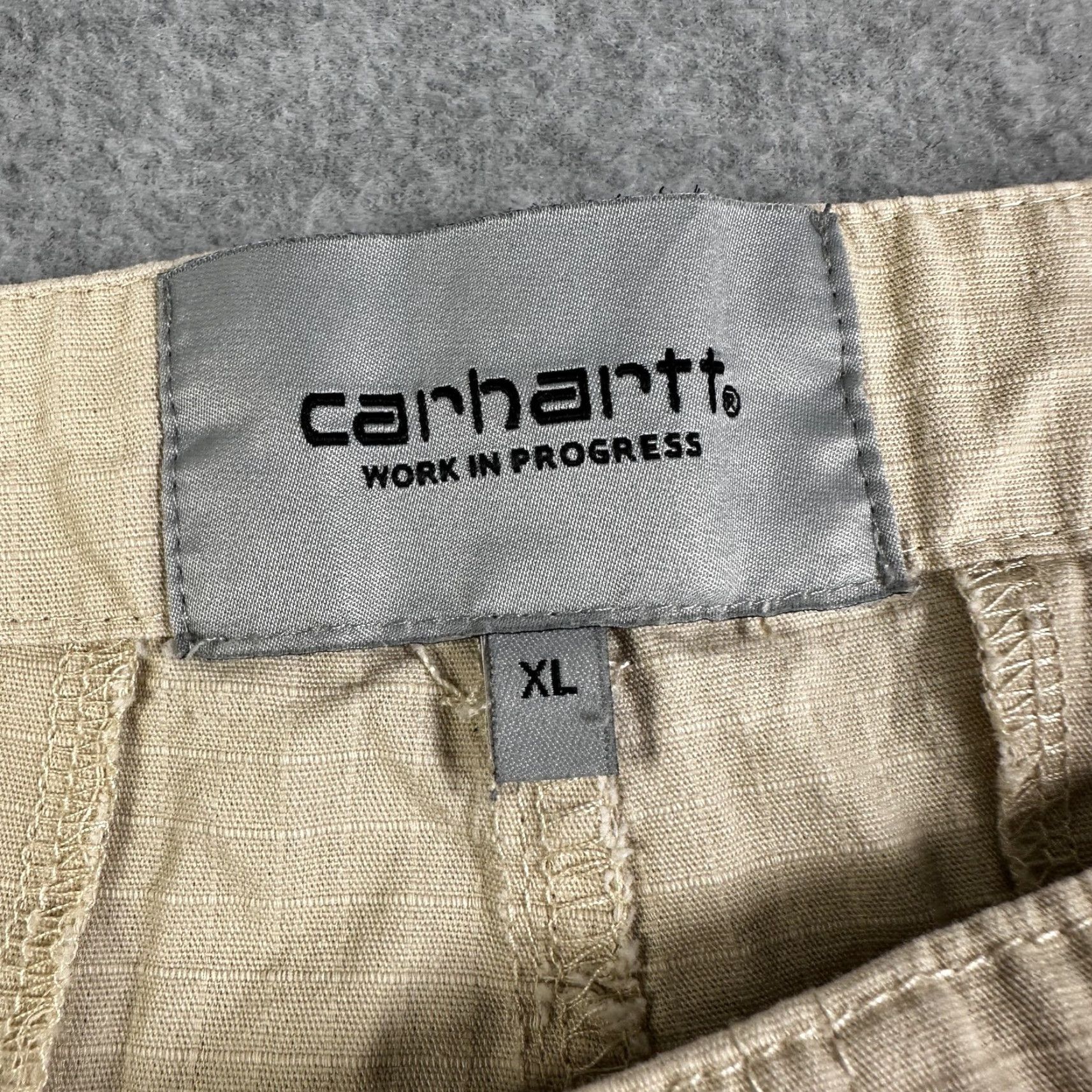 Carhartt Carhartt WIP Cargo Pants Mens XL Beige Ripstop Adjustable Waist Hiking Outdoor Size US 36 / EU 52 - 2 Thumbnail