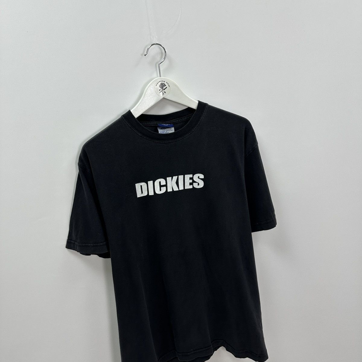 Vintage Vintage 90s Dickies big logo washed tee y2k hype og rare usa Size US L / EU 52-54 / 3 - 3 Thumbnail