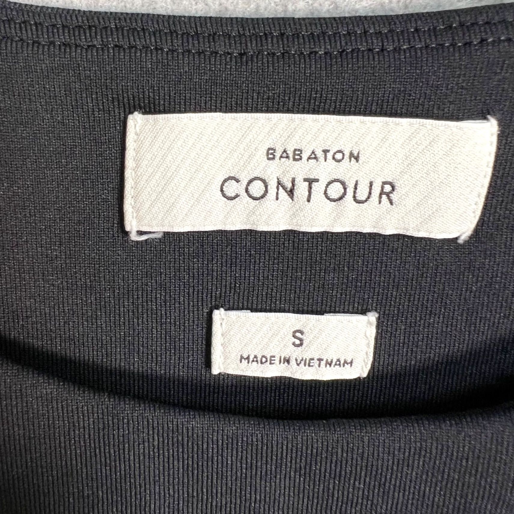 Vintage Contour Babaton Womens Size Small Black Cropped Short Sleeve Top Size S / US 4 / IT 40 - 3 Thumbnail