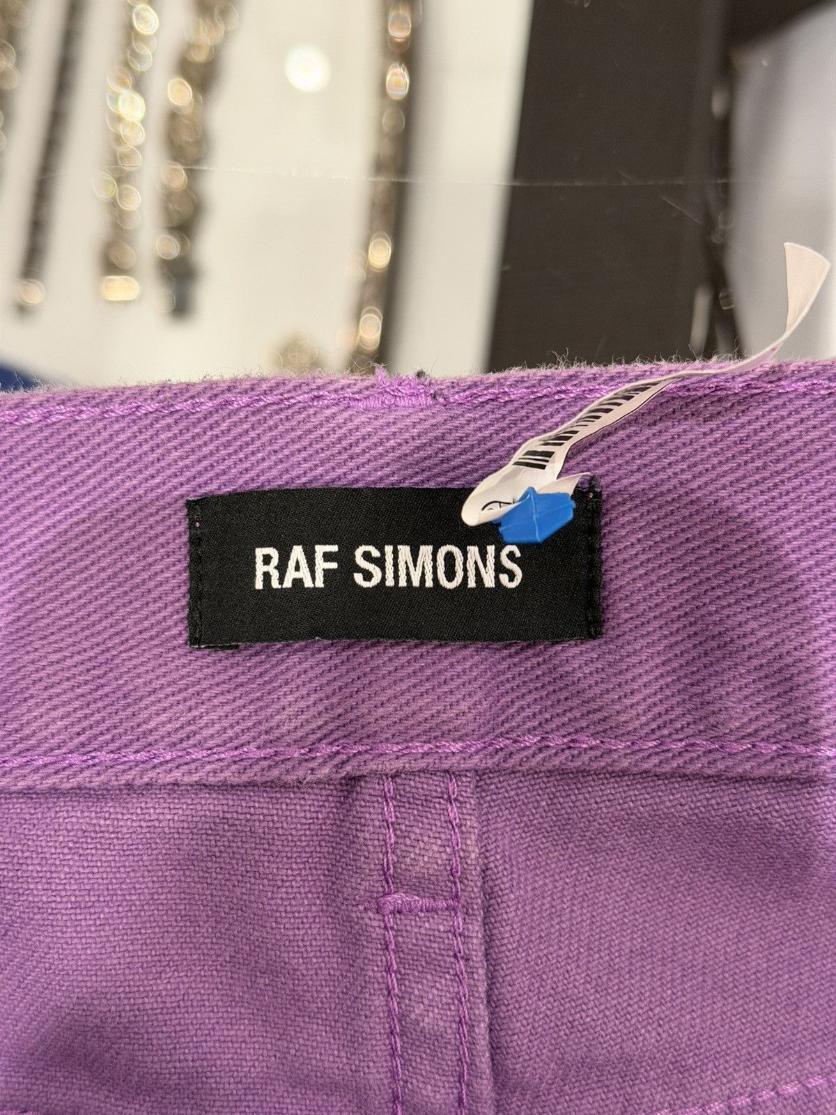 Raf Simons Raf Simons Straight Leg Denim - Purple Size US 32 / EU 48 - 4 Thumbnail