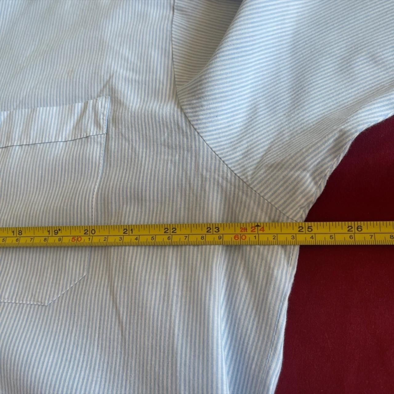 Orvis Orvis Blue White Button Up Shirt Men's Size 44 Size US XL / EU 56 / 4 - 4 Thumbnail