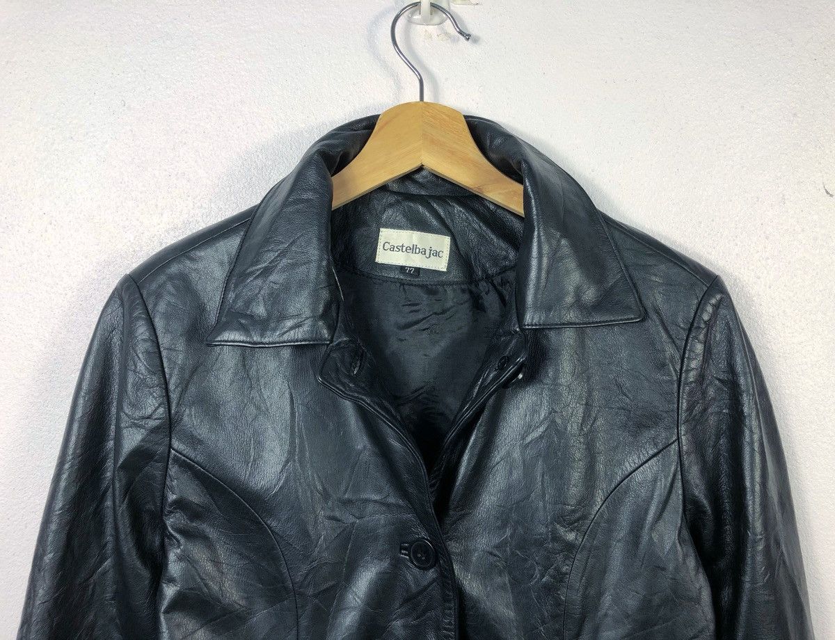 Jean Charles De Castelbajac Rare Vintage JC Castelbajac Button Leather Jacket Size US XS / EU 42 / 0 - 3 Thumbnail