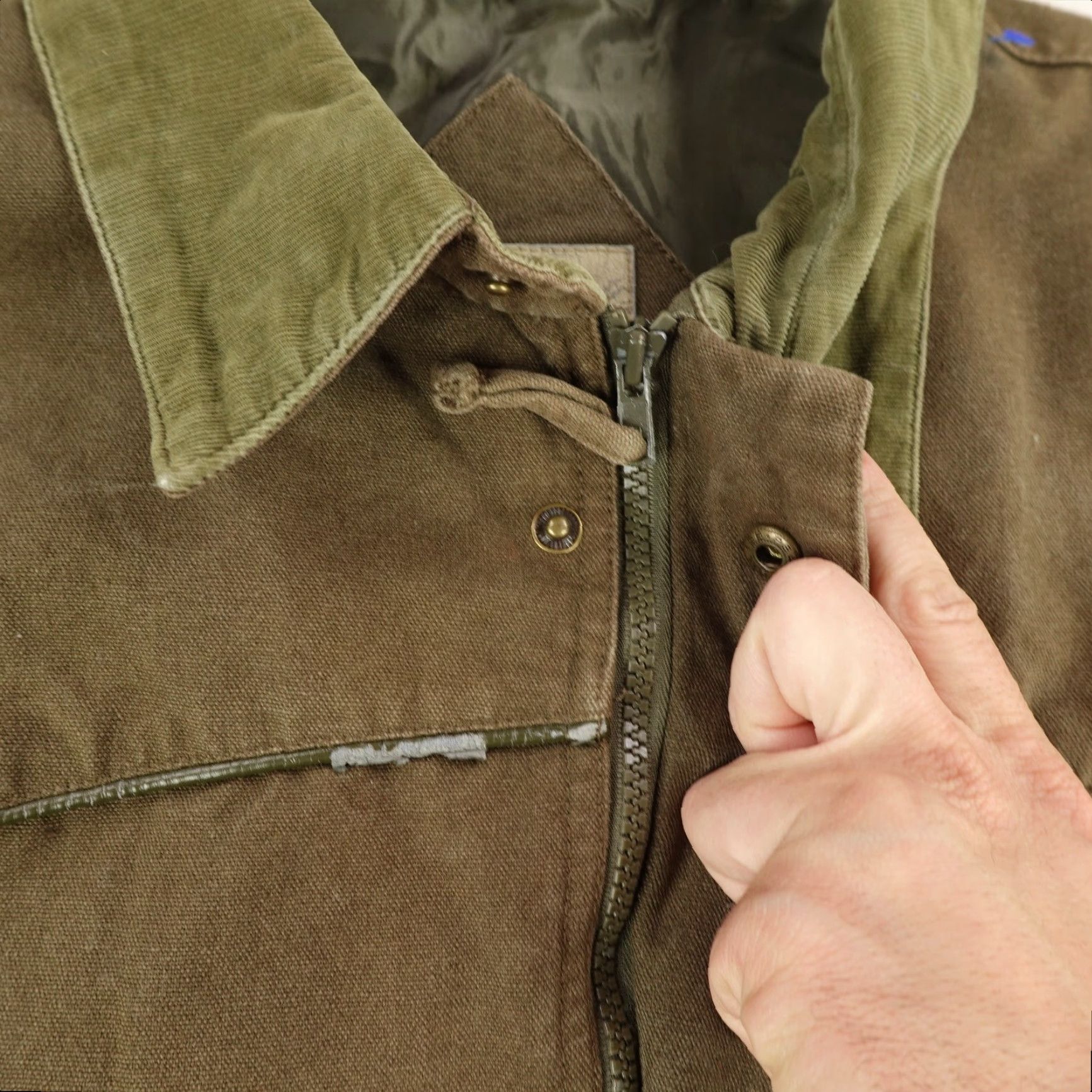 Vintage VINTAGE Canyon Guide Jacket Mens XL Brown Canvas Workwear Bomber Coat Outdoor Hunting N/A Mens Size US XL / EU 56 / 4 - 4 Thumbnail
