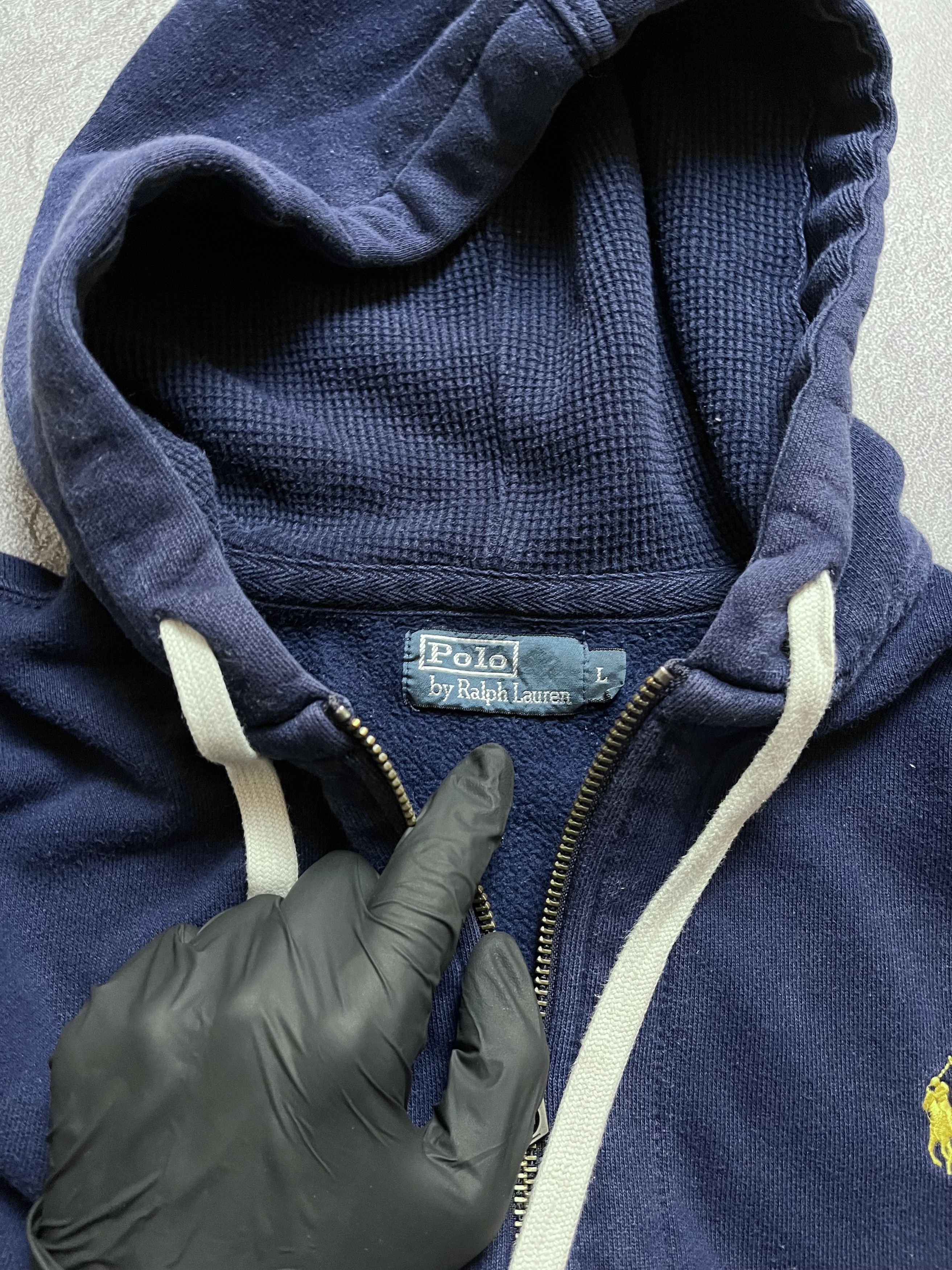 Polo Ralph Lauren Vintage Zip Hoodie Polo Ralph Lauren Big Pony Mens L Size US L / EU 52-54 / 3 - 4 Thumbnail