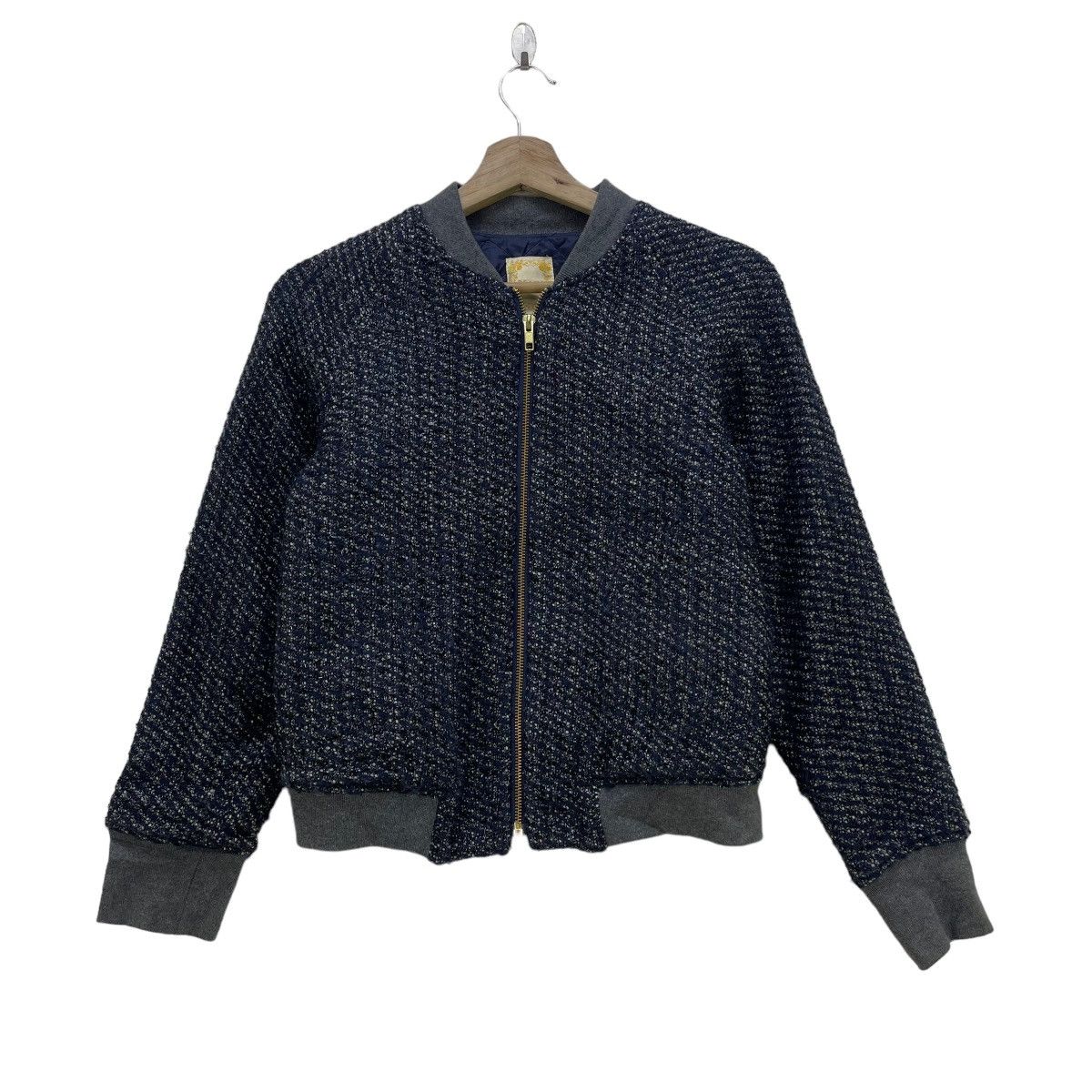 Aran Isles Knitwear × Beams Plus Beams Heart Shining Tweed Jacket Size S / US 4 / IT 40 - 1 Thumbnail