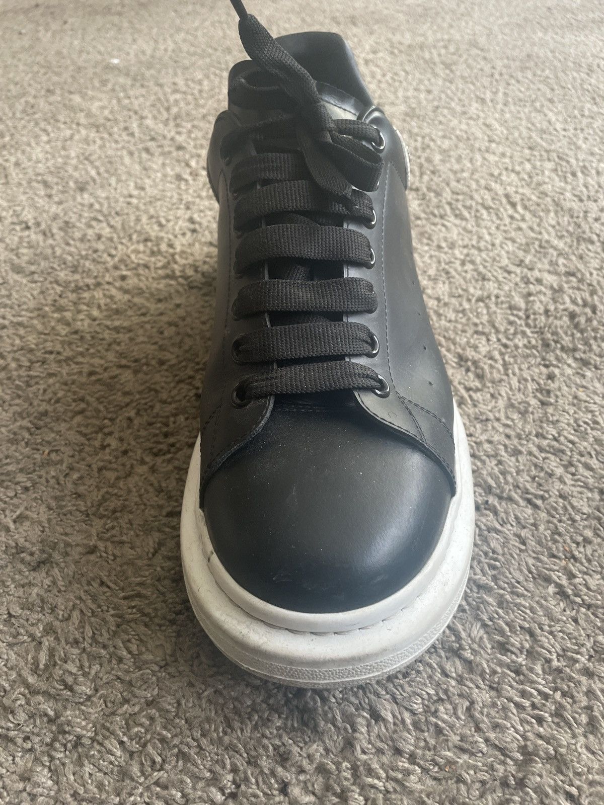 Alexander McQueen Black Studded Alexander McQueen Sneaker Size US 12 / EU 45 - 11 Thumbnail