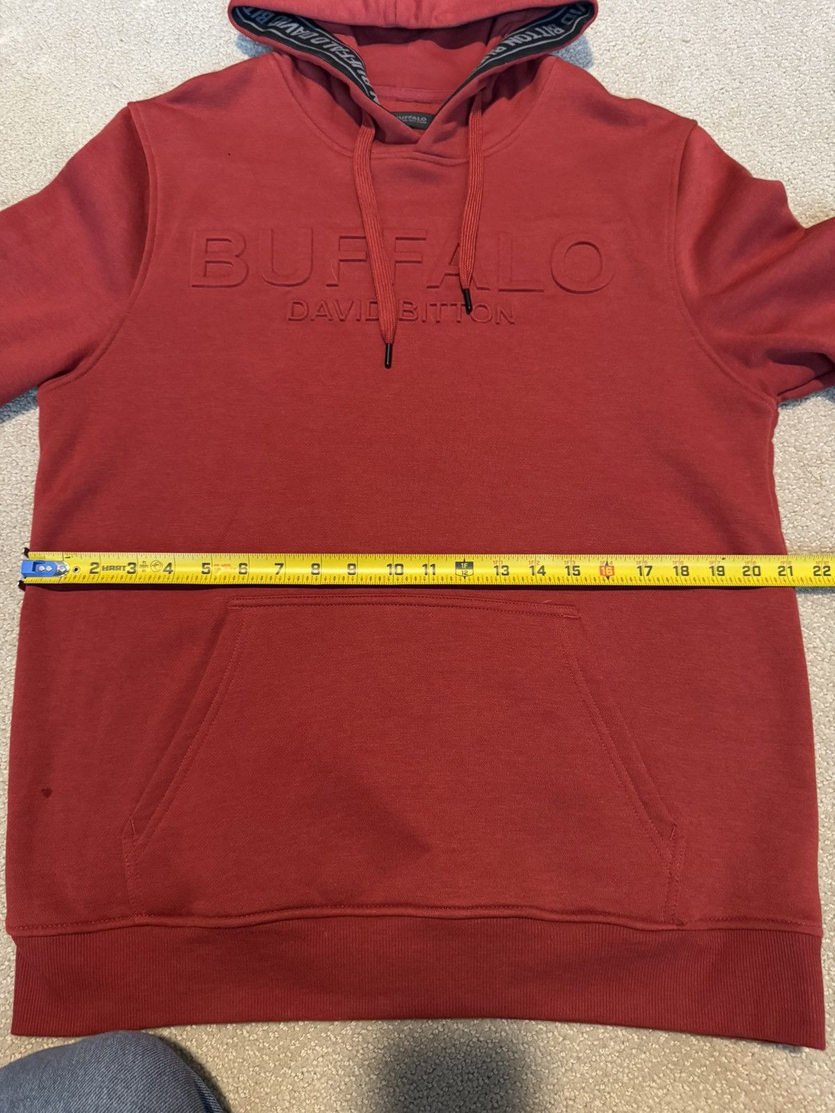Buffalo David Bitton Red Buffalo David Bitton Hoodie Size US L / EU 52-54 / 3 - 6 Thumbnail